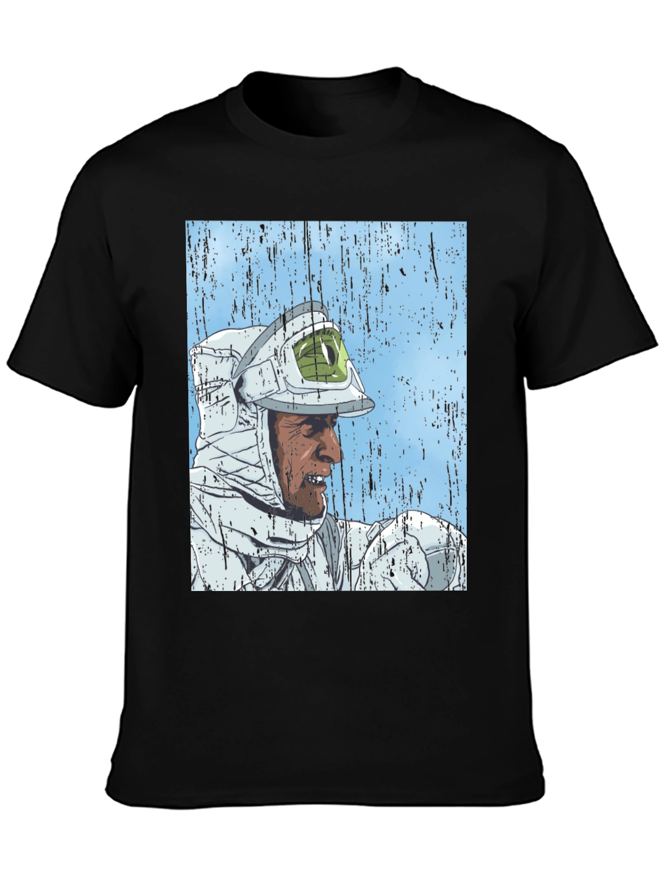 Retro Sci-Fi Astronaut Graphic T-Shirt
