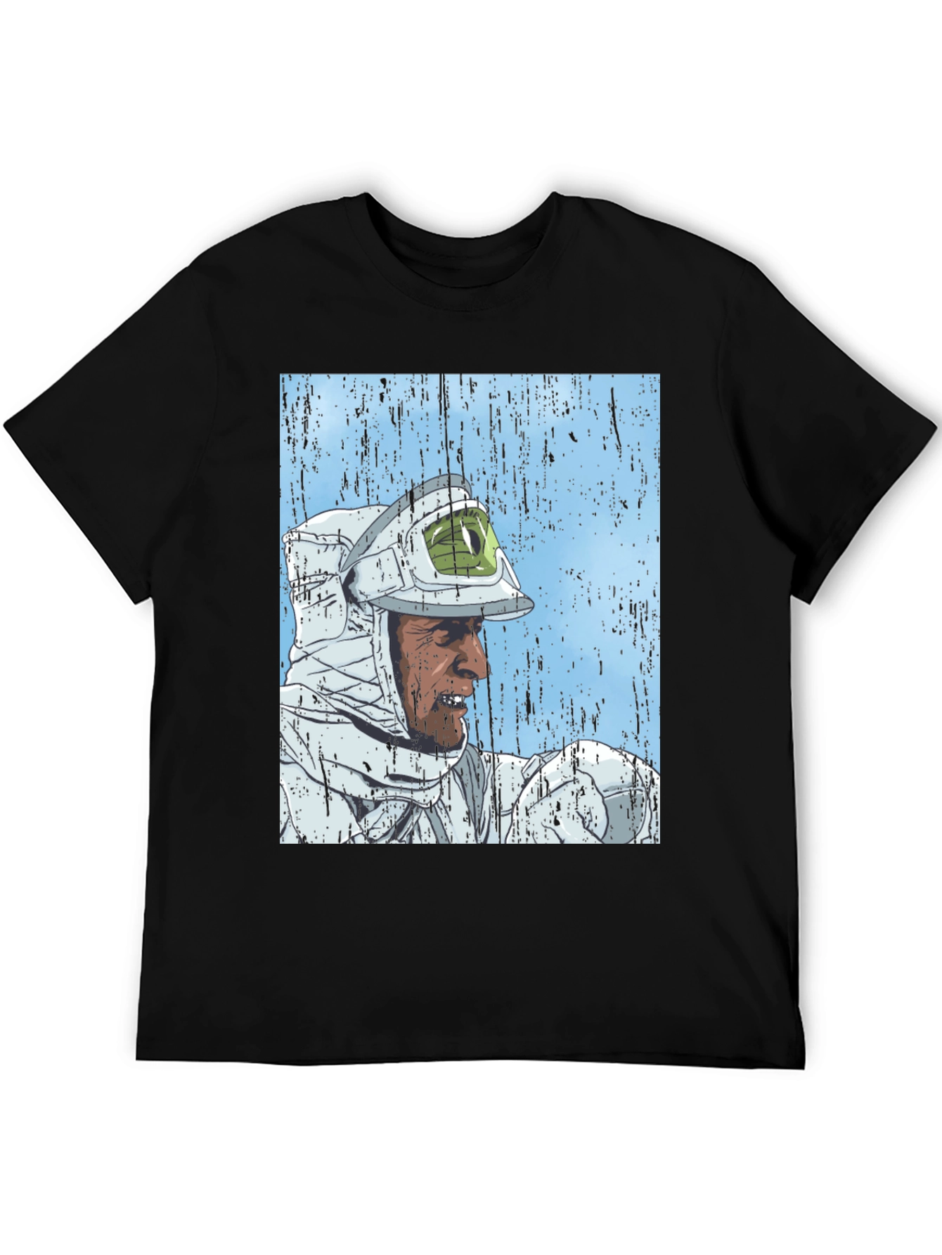 Retro Sci-Fi Astronaut Graphic T-Shirt