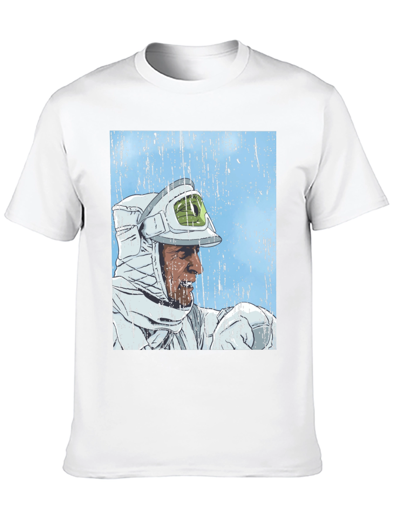 Retro Sci-Fi Astronaut Graphic T-Shirt