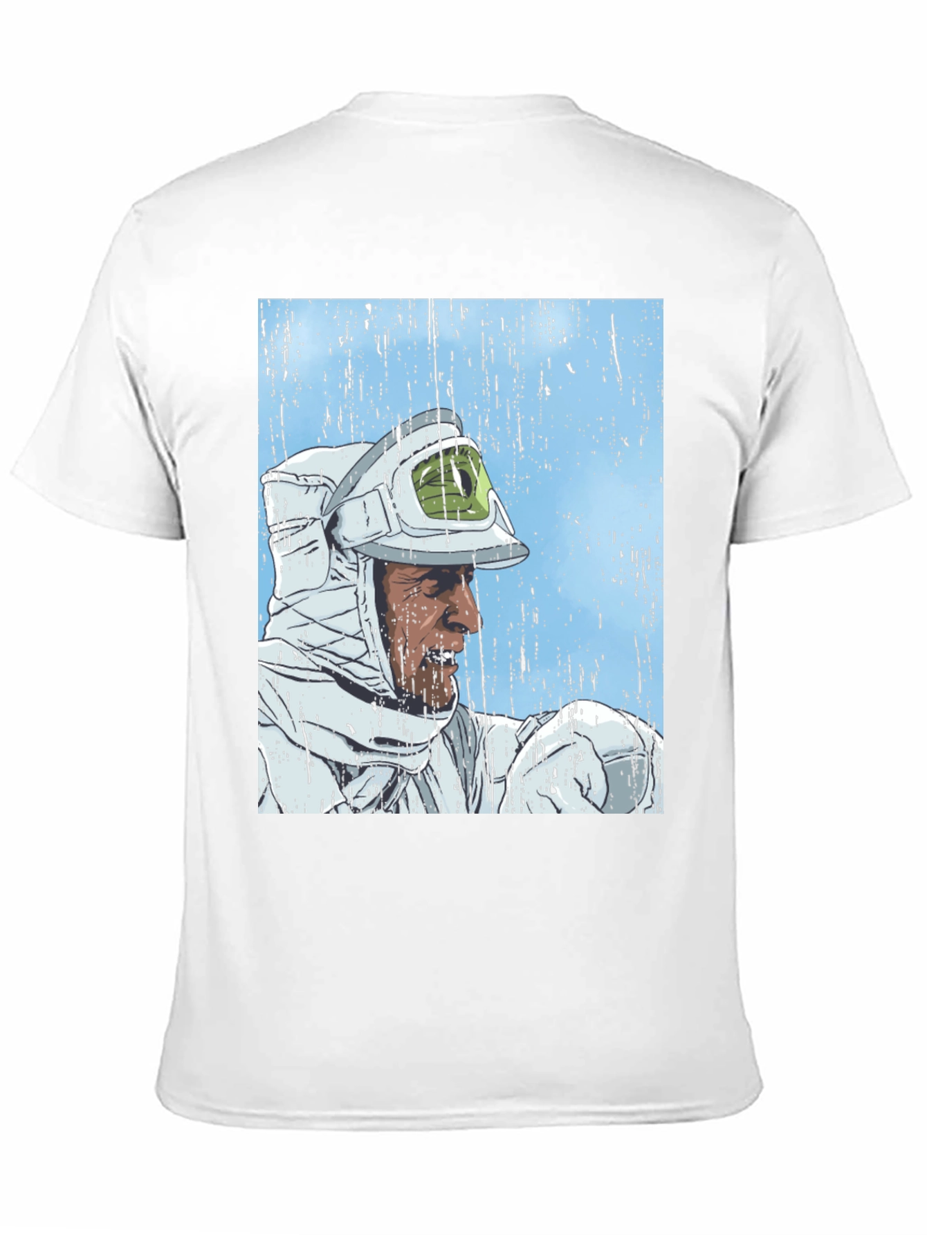 Retro Sci-Fi Astronaut Graphic T-Shirt