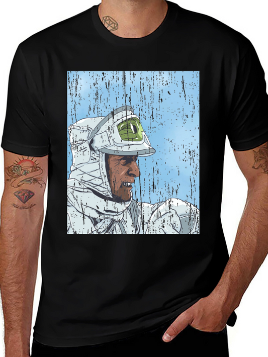 Retro Sci-Fi Astronaut Graphic T-Shirt