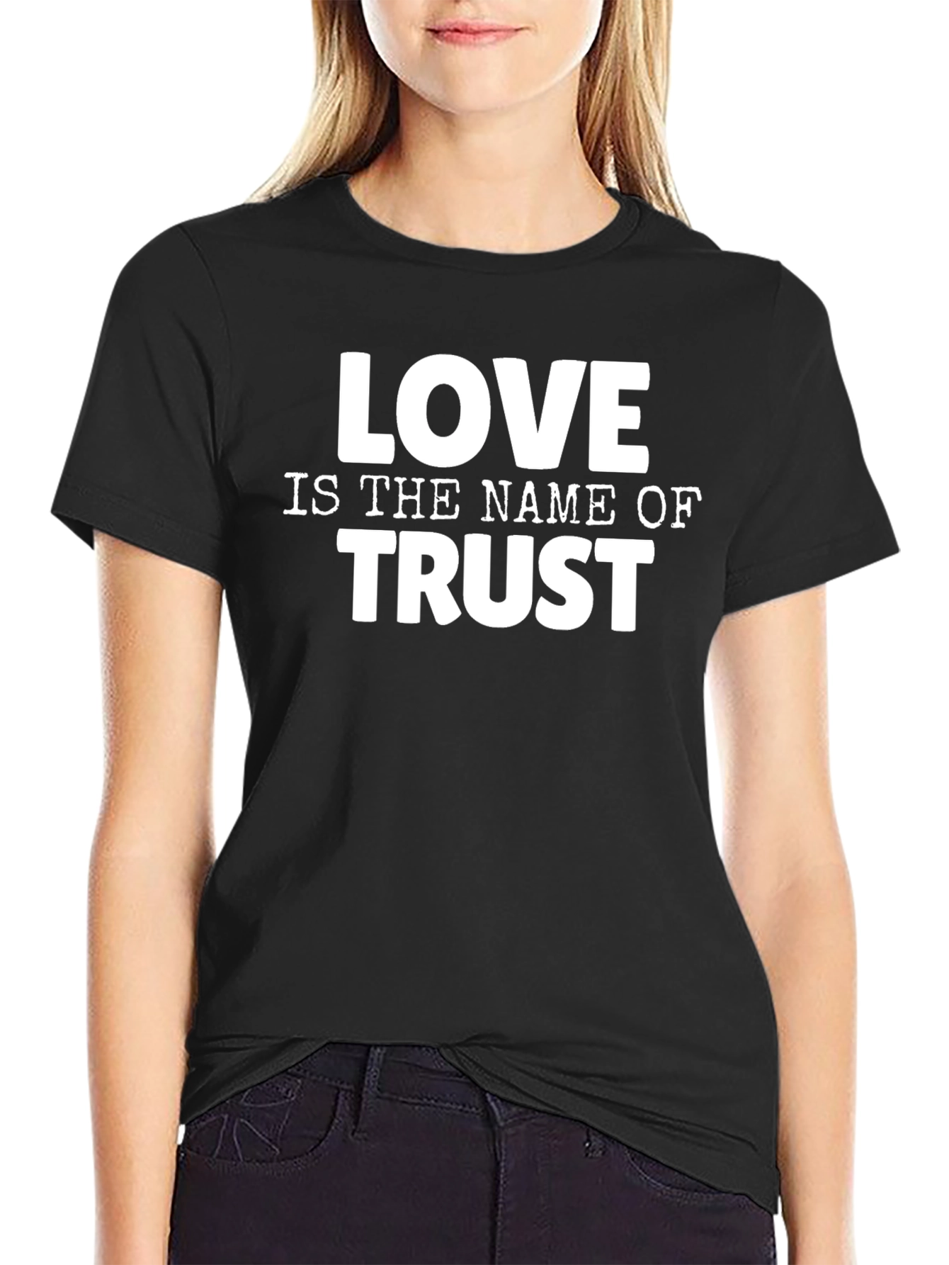 Love is the Name of Trust Graphic T-Shirt