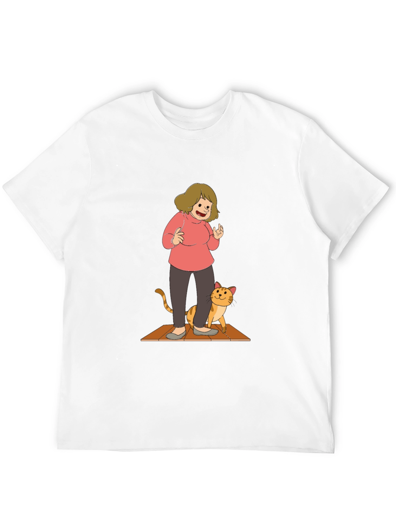 Cartoon Graphic Black T-Shirt