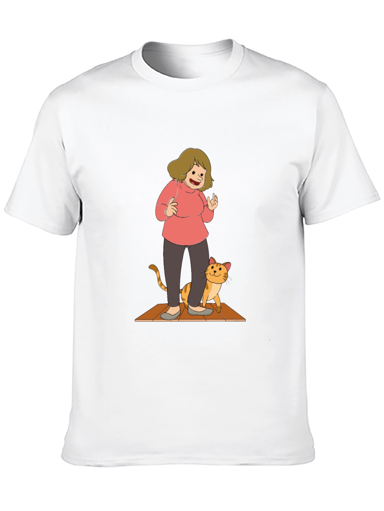 Cartoon Graphic Black T-Shirt
