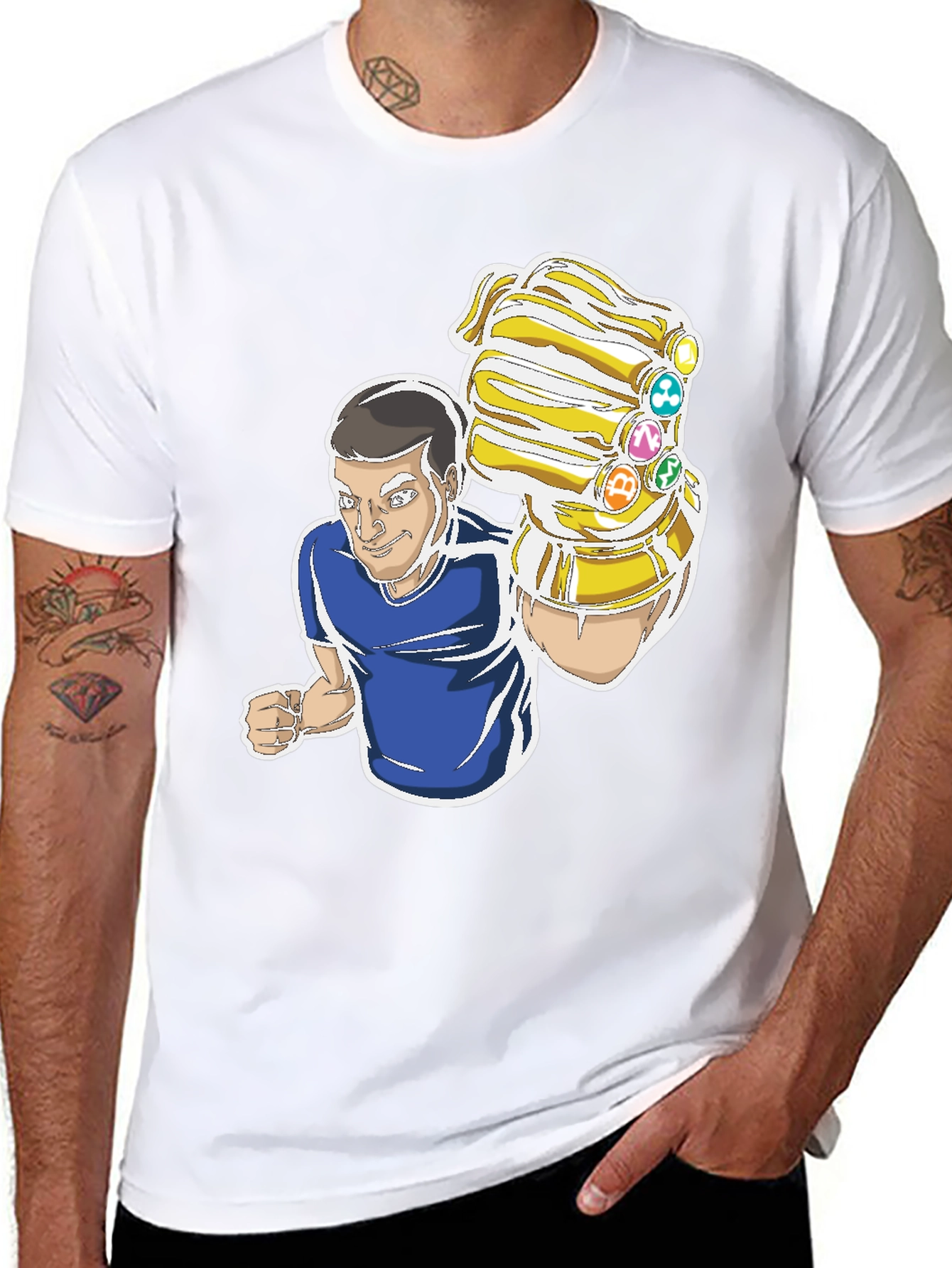 Power Glove Graphic Tee - Menswear