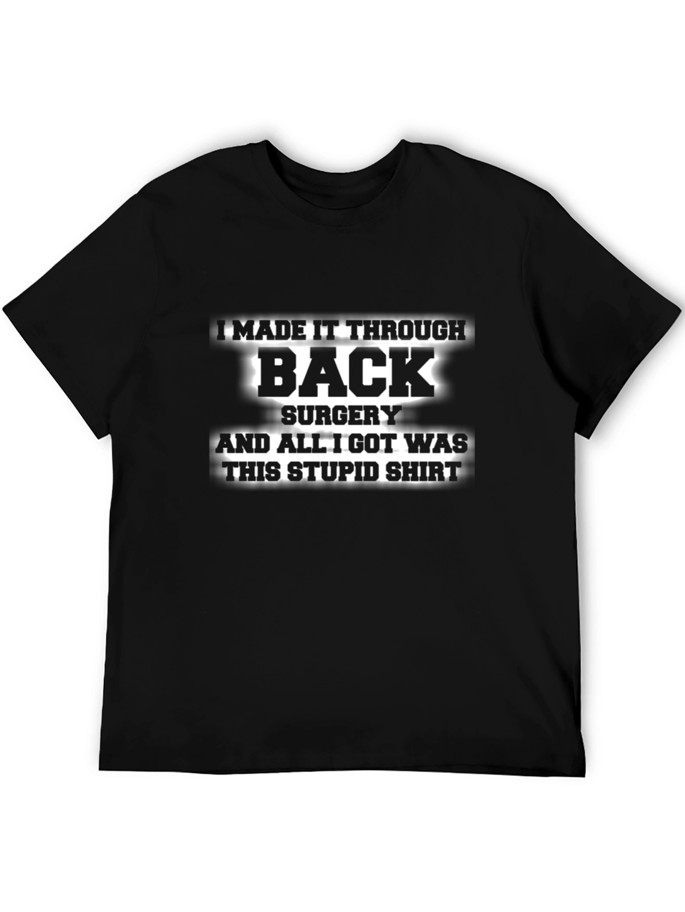 Back Surgery Survivor T-Shirt Funny Recovery Tee