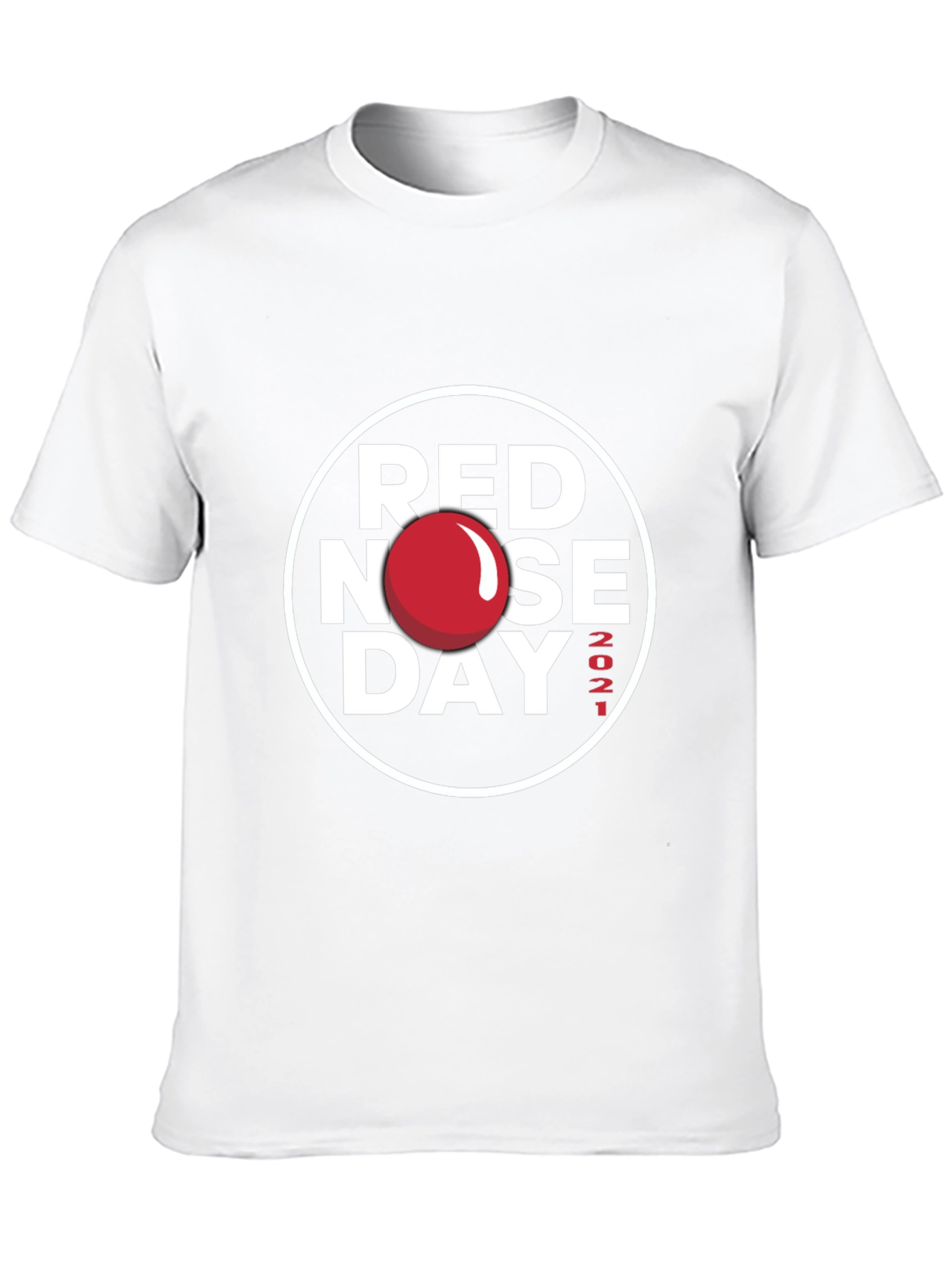 Red Nose Day 2021 T-Shirt - Classic Black Tee