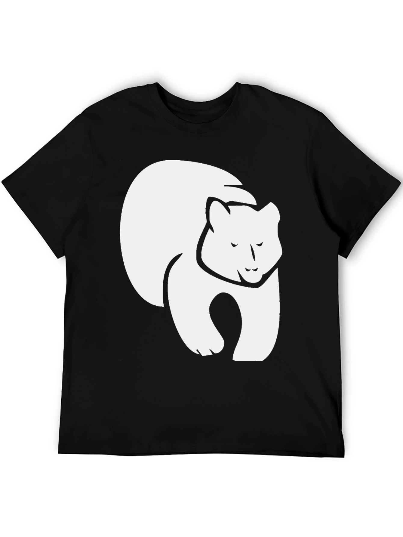 Black Bear Graphic Tee - Soft Cotton Blend