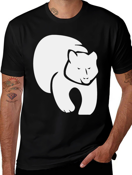 Black Bear Graphic Tee - Soft Cotton Blend