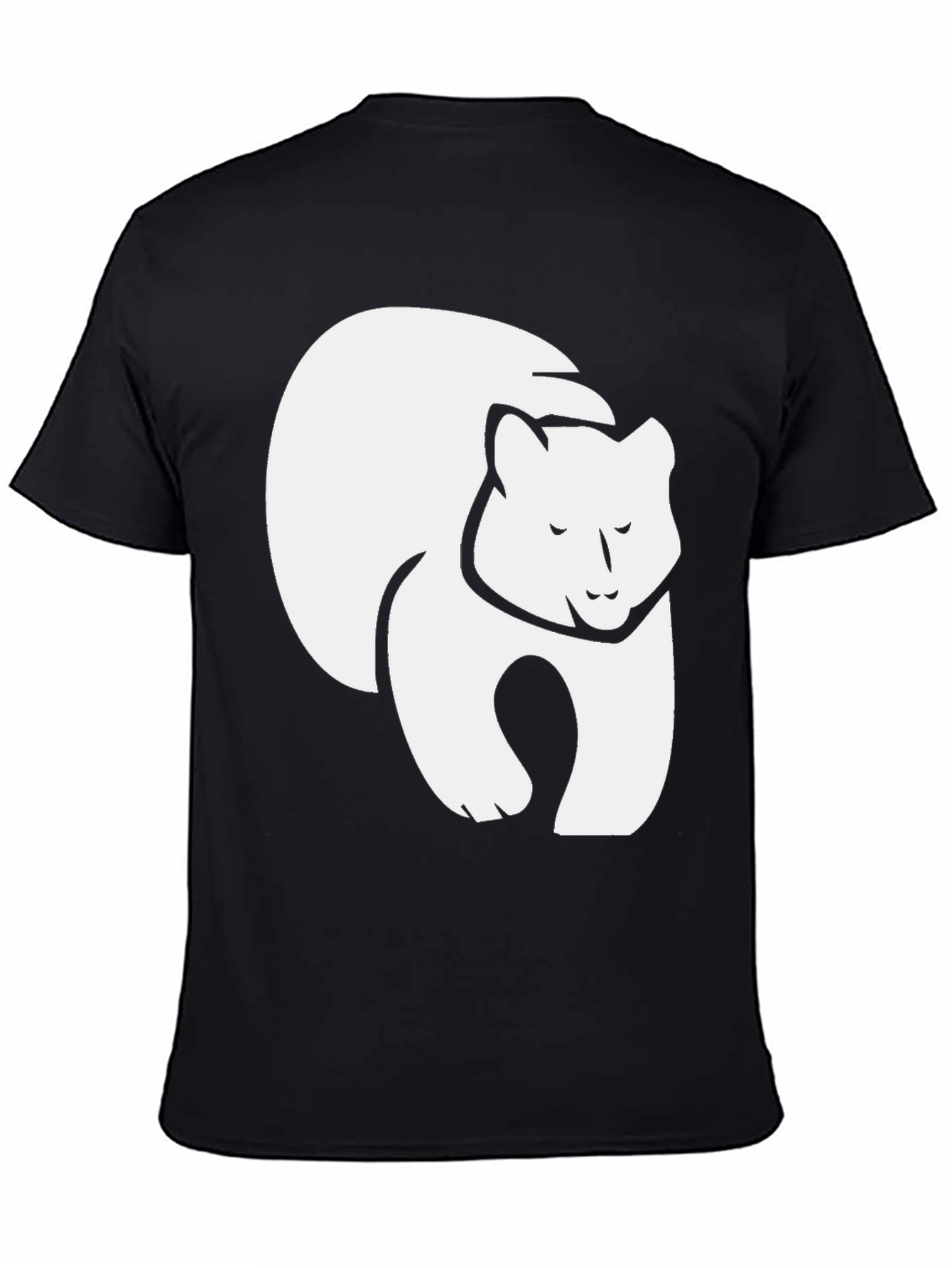 Black Bear Graphic Tee - Soft Cotton Blend