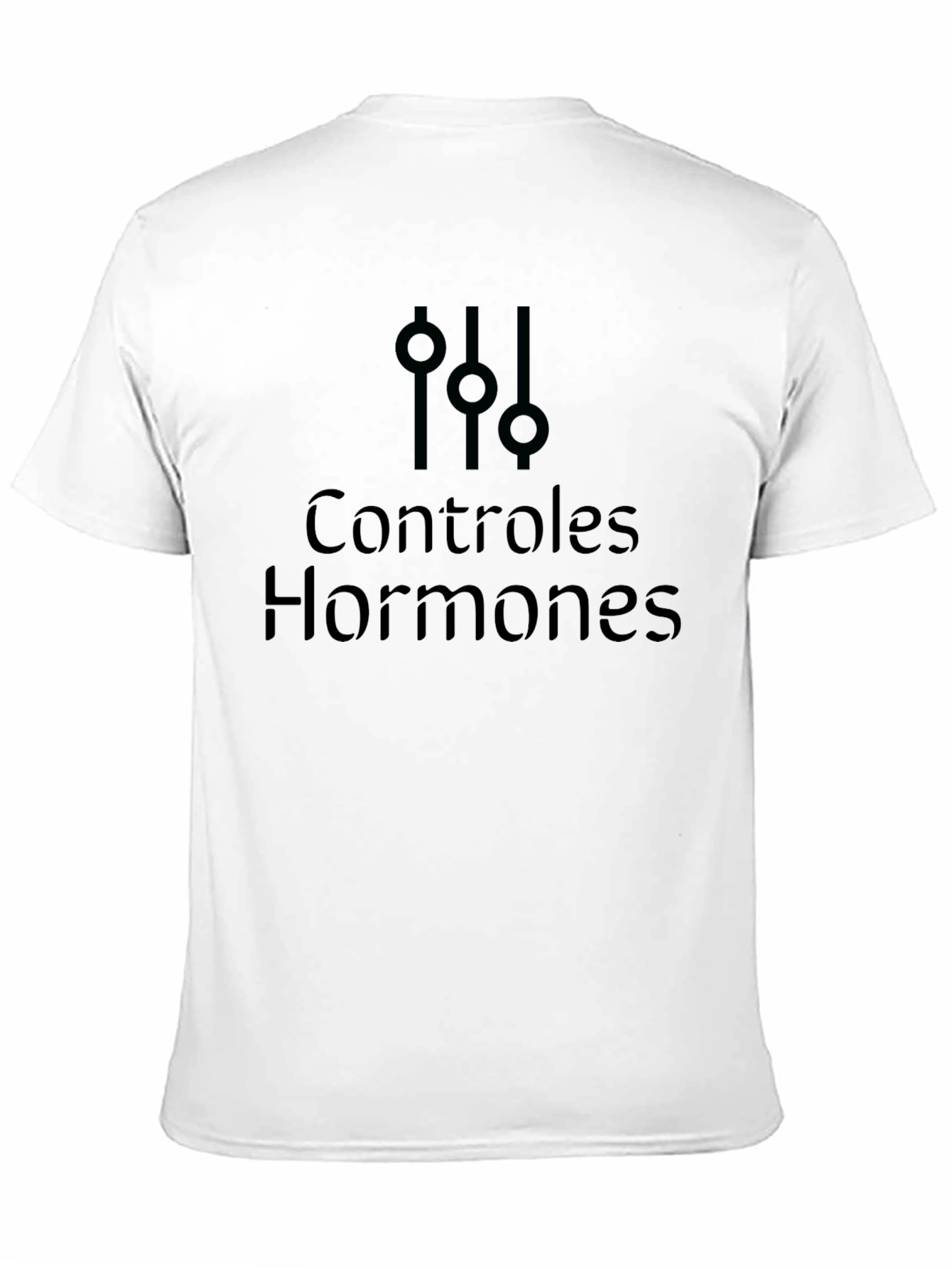 Control Hormones Black T-Shirt