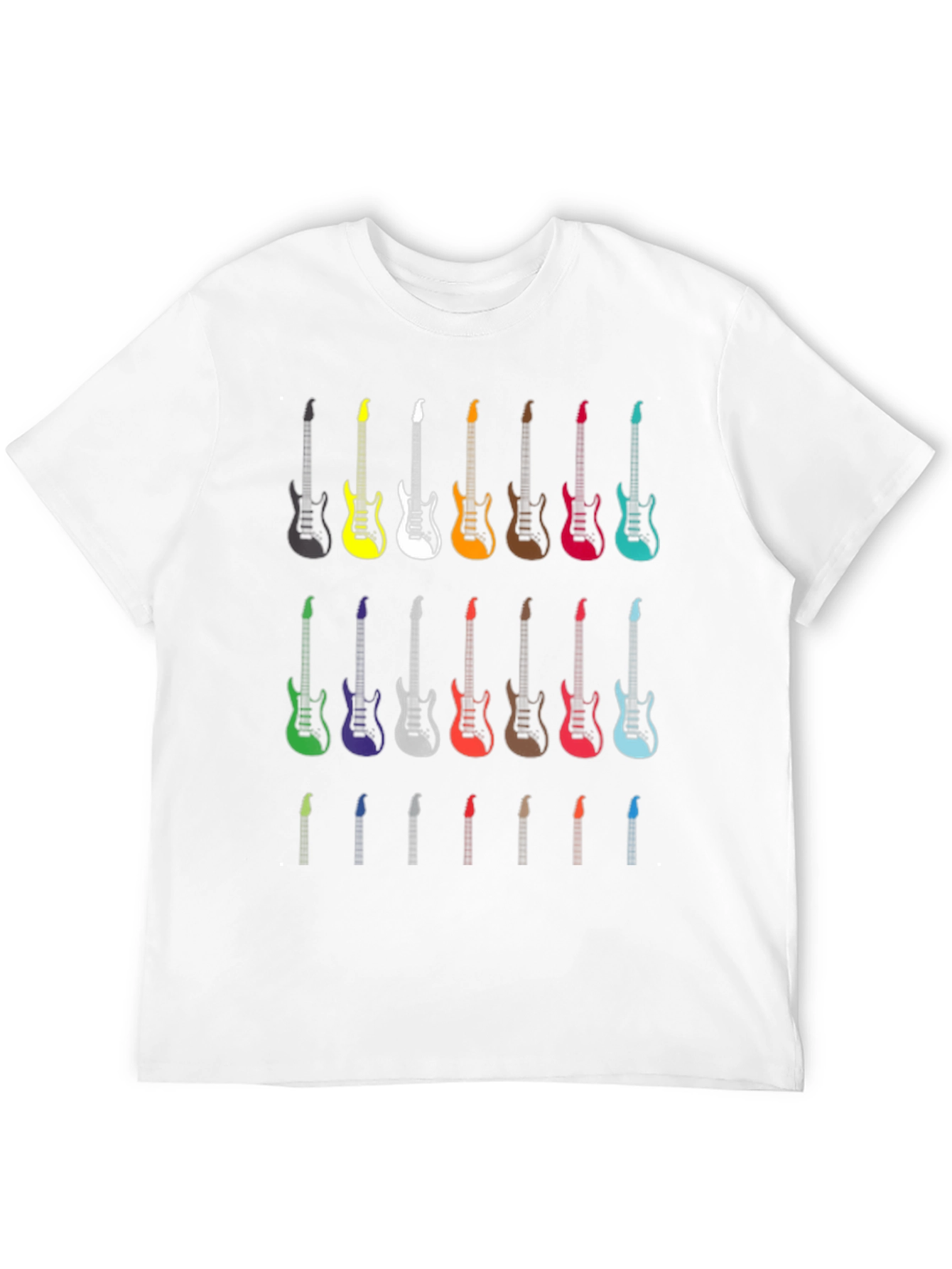 Guitar Graphic Tee - Rock Music Shirt