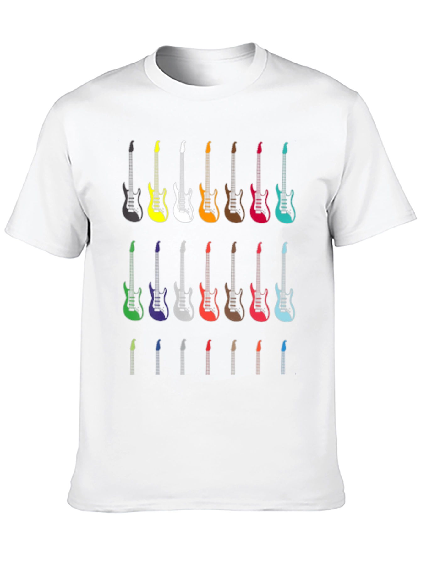Guitar Graphic Tee - Rock Music Shirt