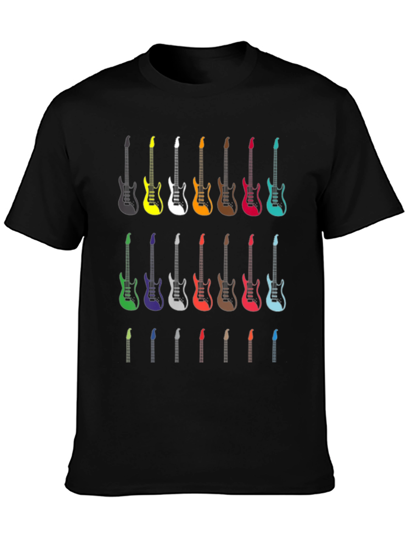 Guitar Graphic Tee - Rock Music Shirt