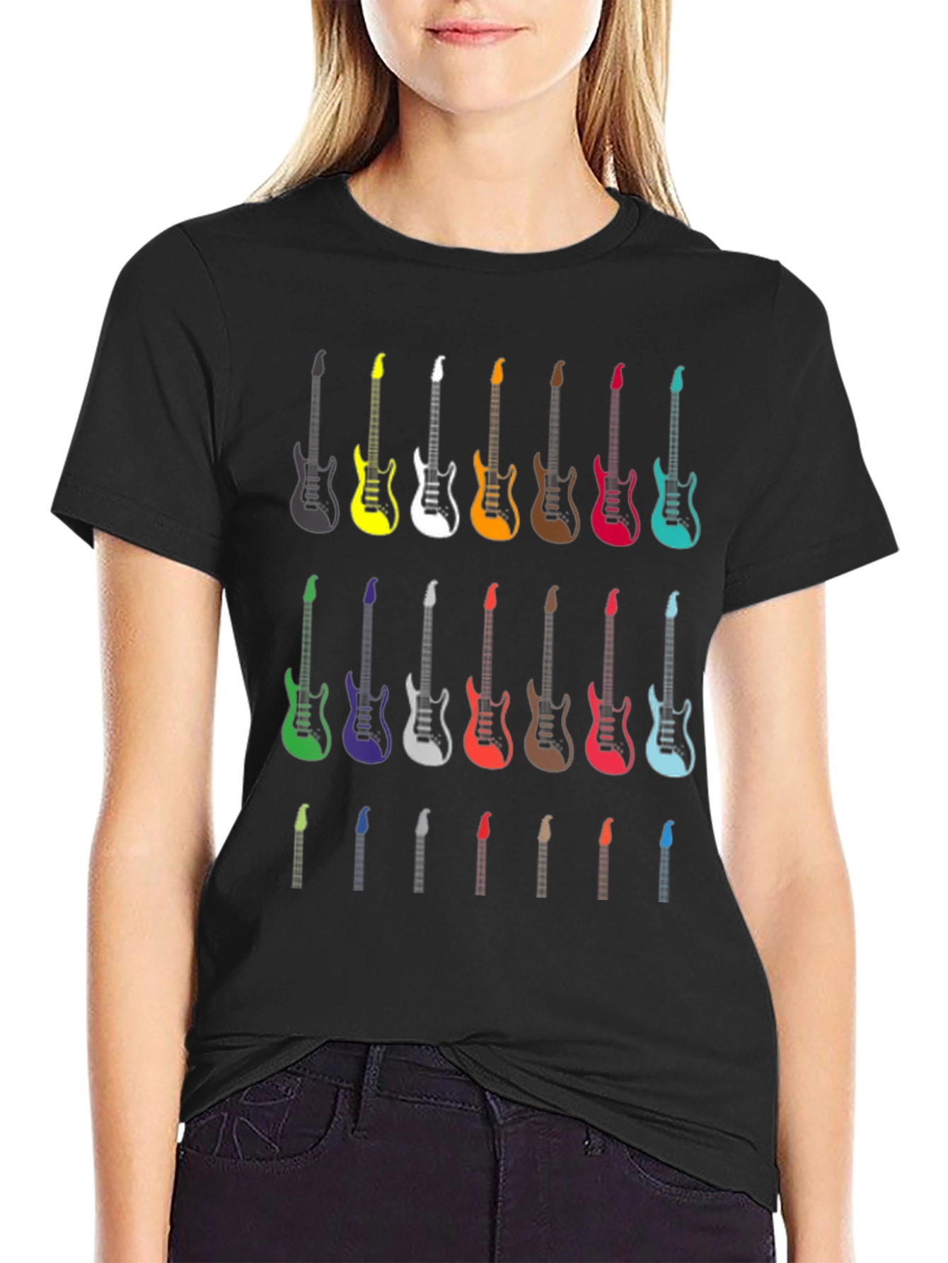 Guitar Graphic Tee - Rock Music Shirt