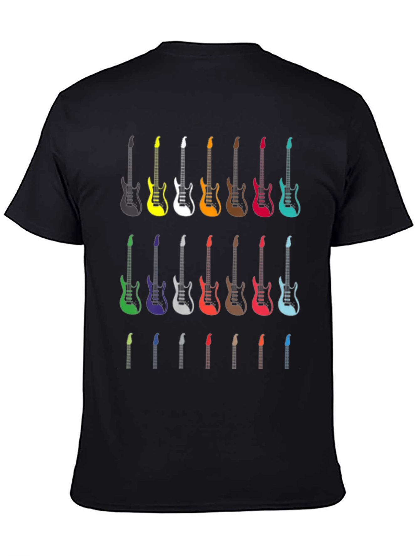 Guitar Graphic Tee - Rock Music Shirt