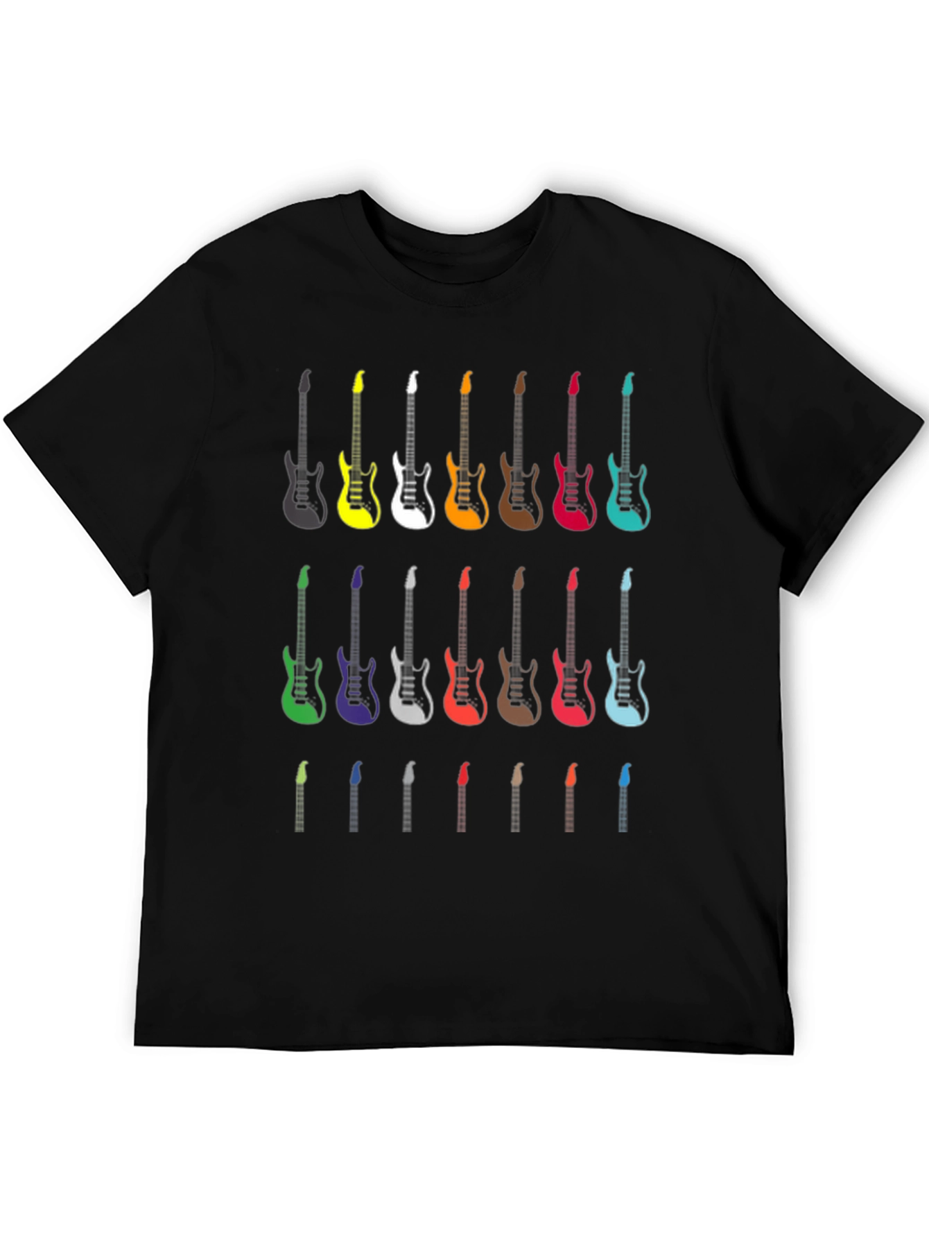 Guitar Graphic Tee - Rock Music Shirt