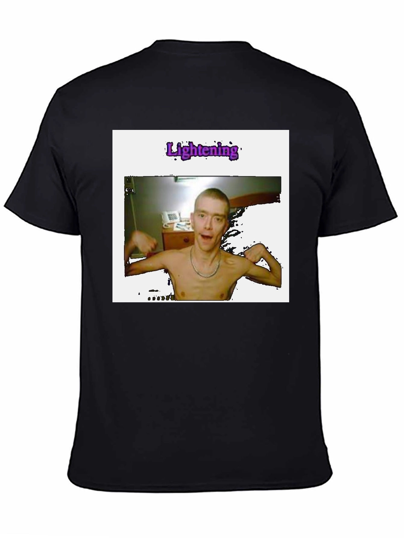 Unique Graphic T-Shirt - Lightening Print