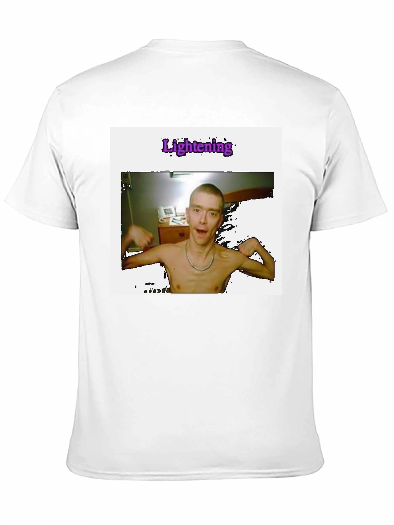 Unique Graphic T-Shirt - Lightening Print