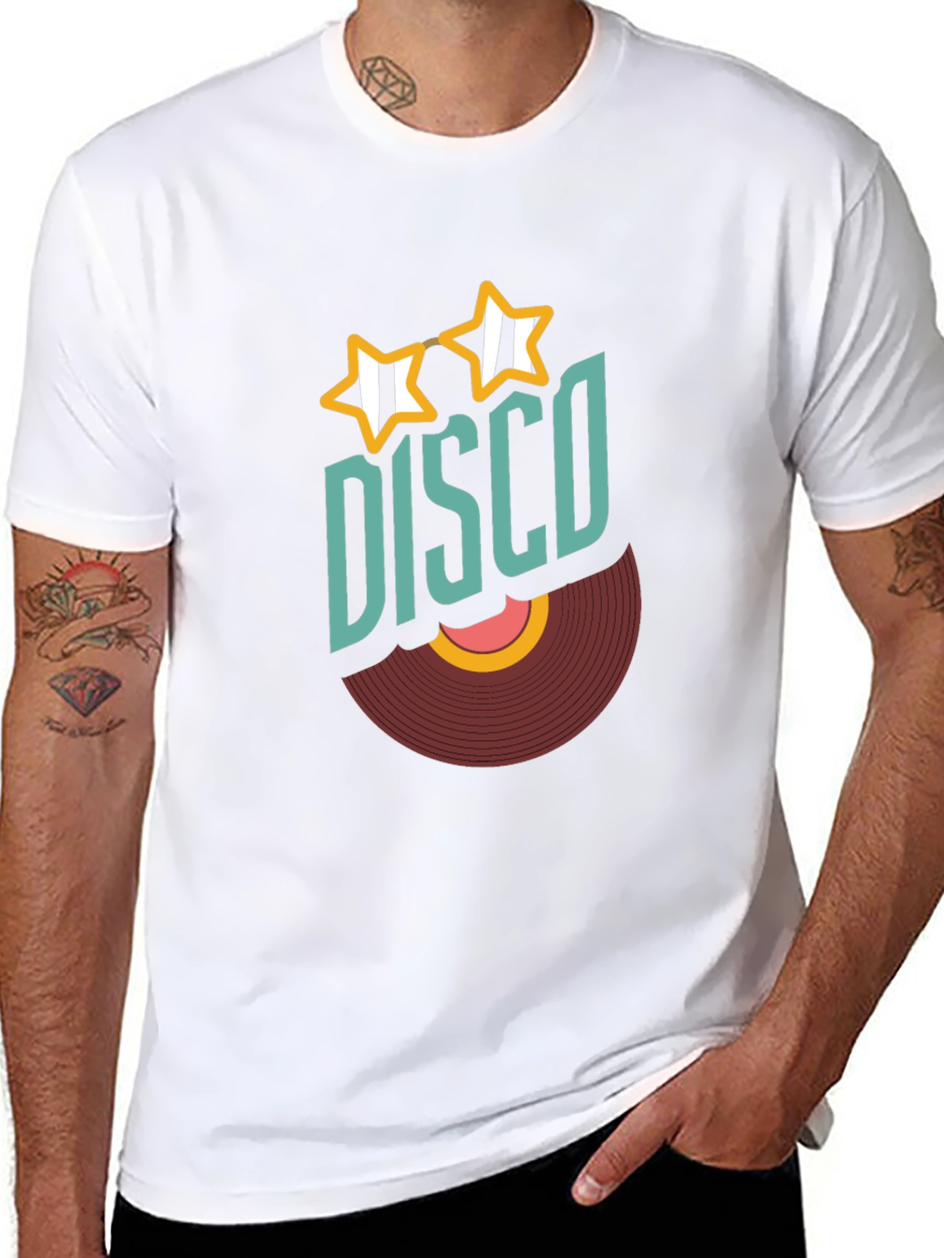 Retro Disco Record T-Shirt
