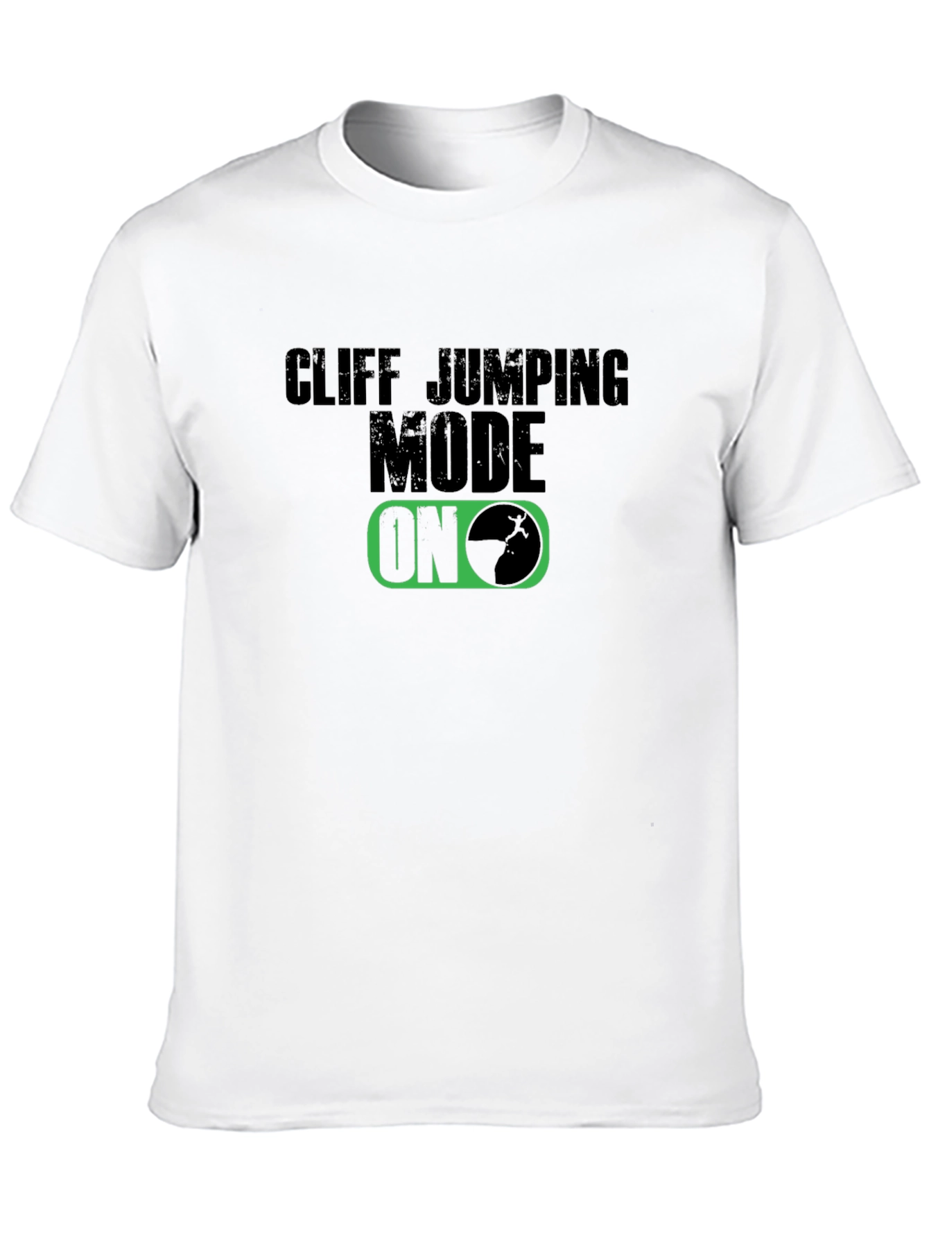 Cliff Jumping Mode On - Graphic T-Shirt