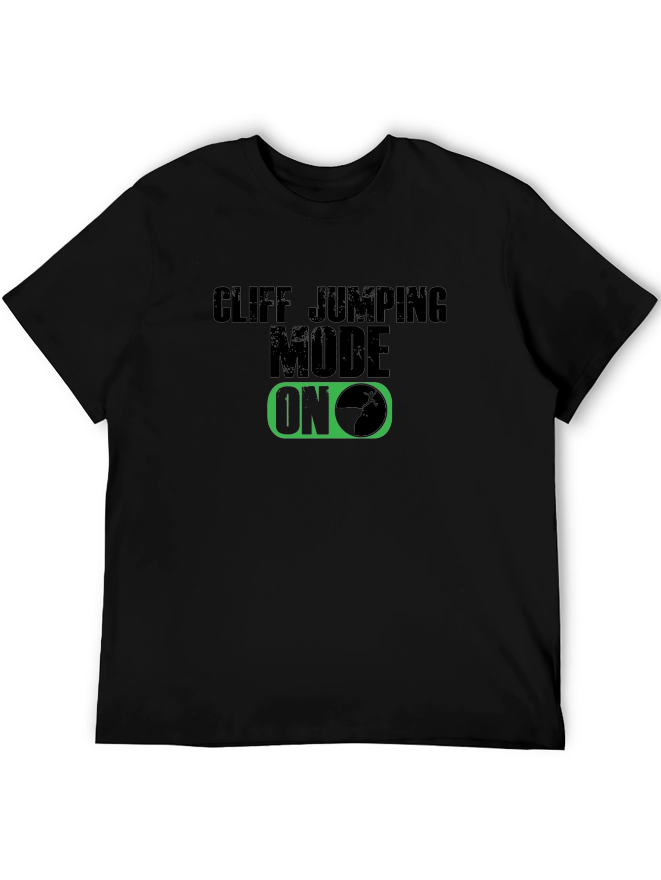 Cliff Jumping Mode On - Graphic T-Shirt