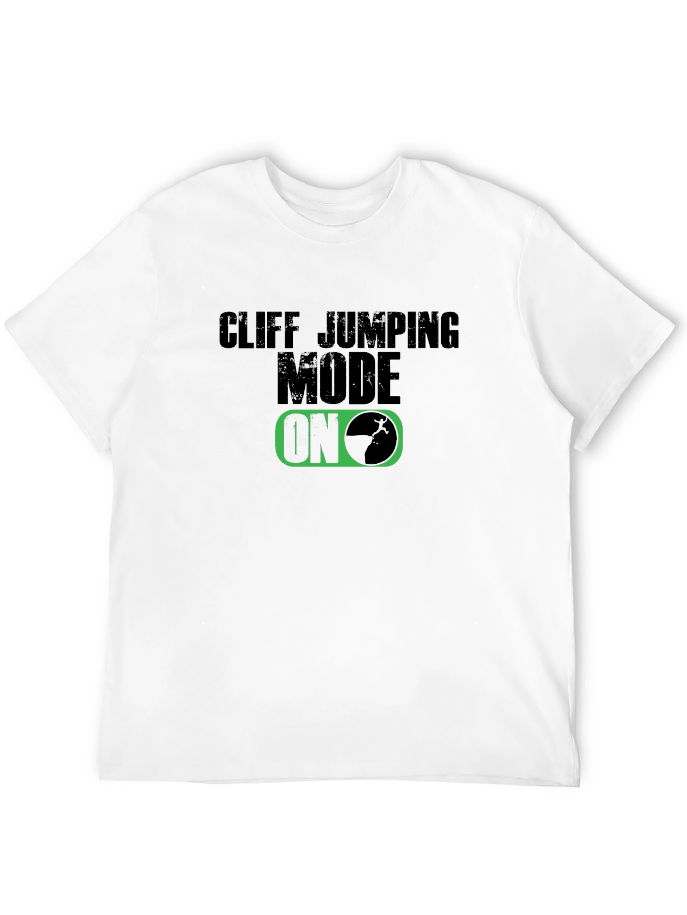 Cliff Jumping Mode On - Graphic T-Shirt