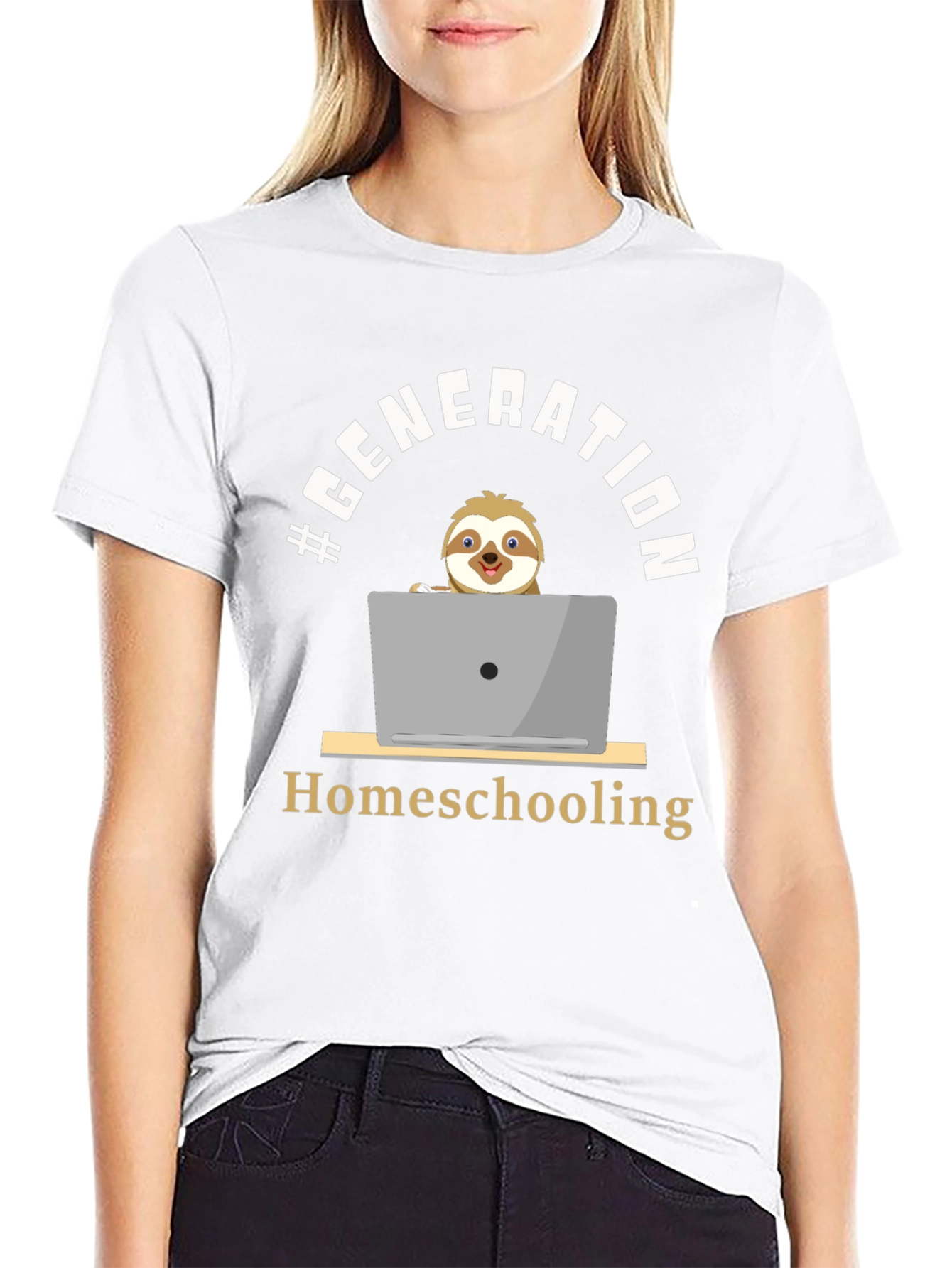 Homeschooling Generation Sloth Graphic Tee
