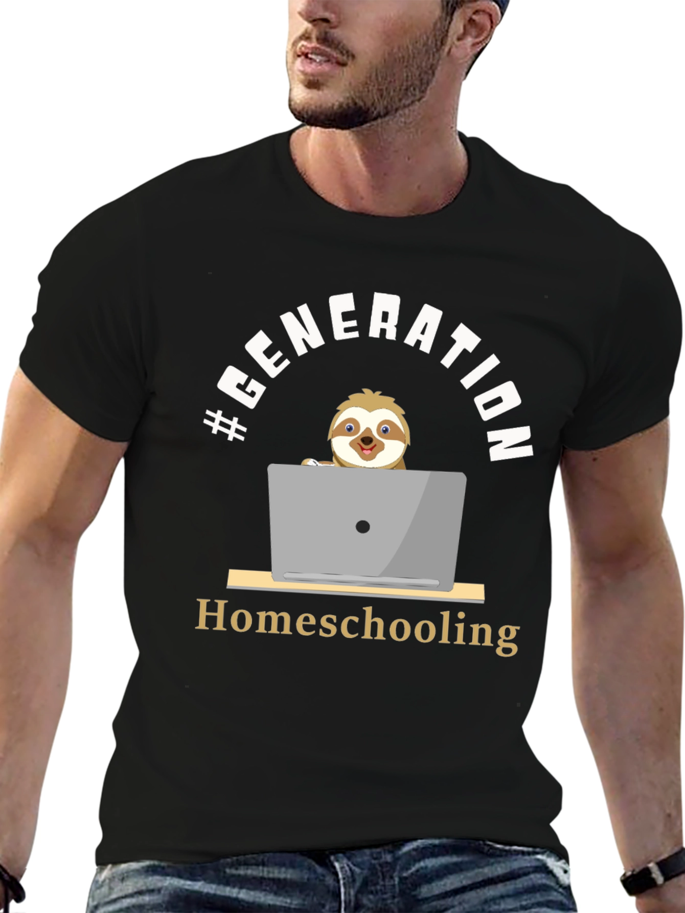 Homeschooling Generation Sloth Graphic Tee