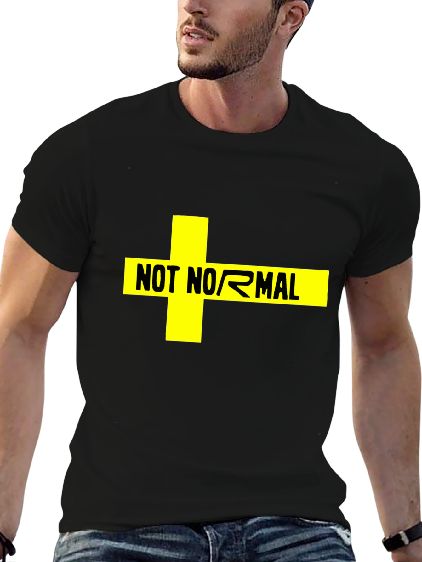 Not Normal Graphic Tee - Bold Statement Shirt
