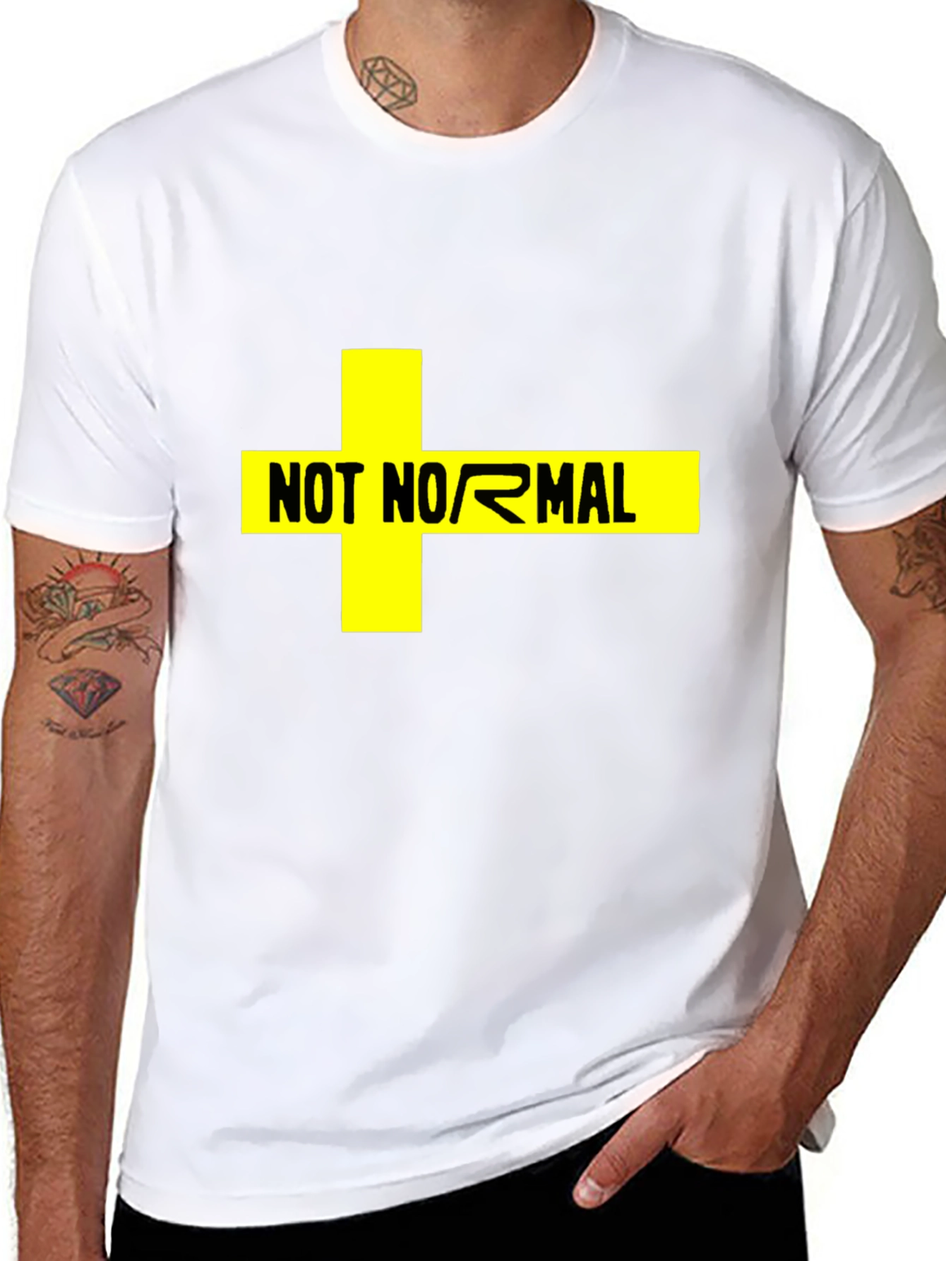 Not Normal Graphic Tee - Bold Statement Shirt
