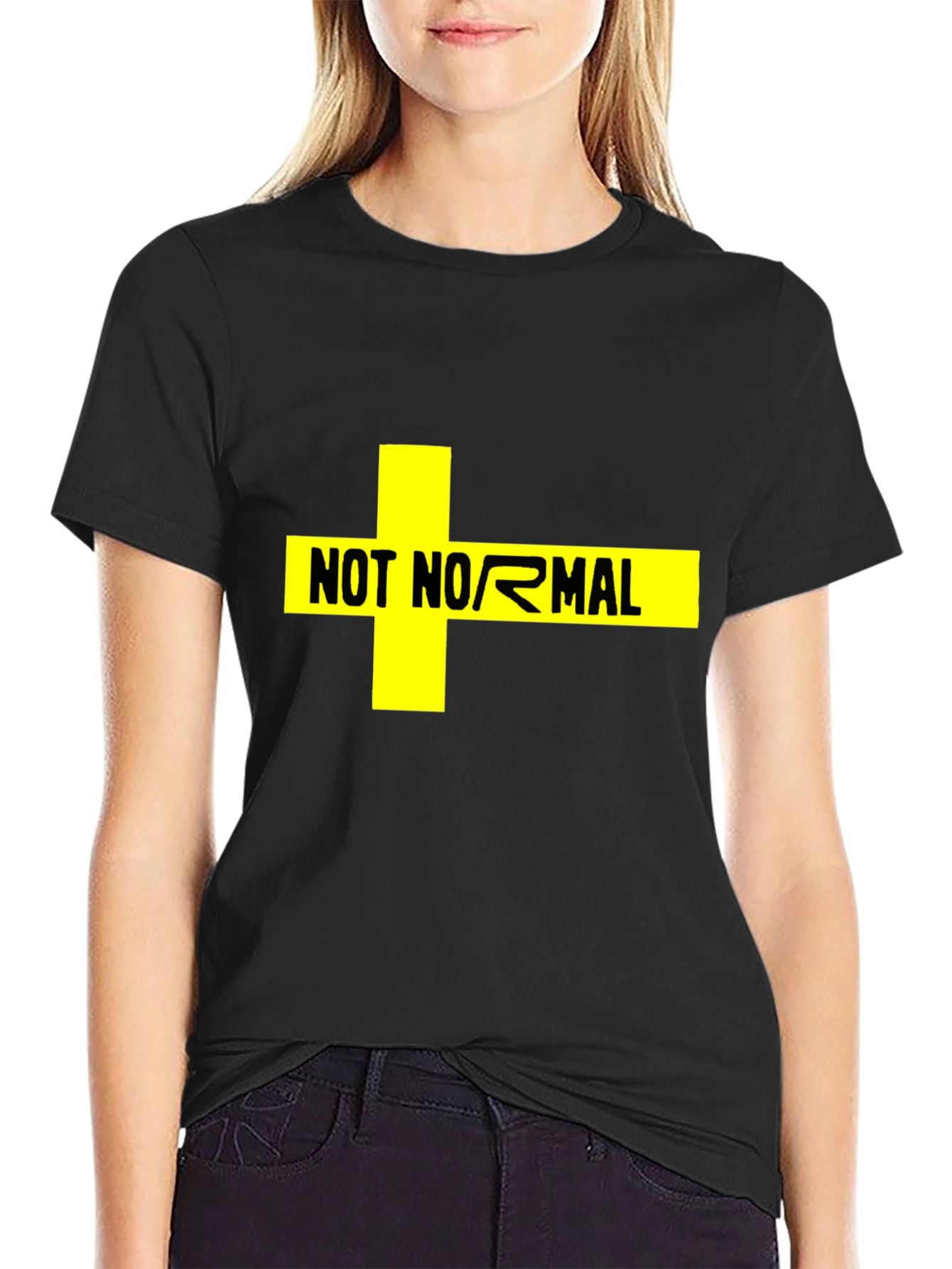Not Normal Graphic Tee - Bold Statement Shirt