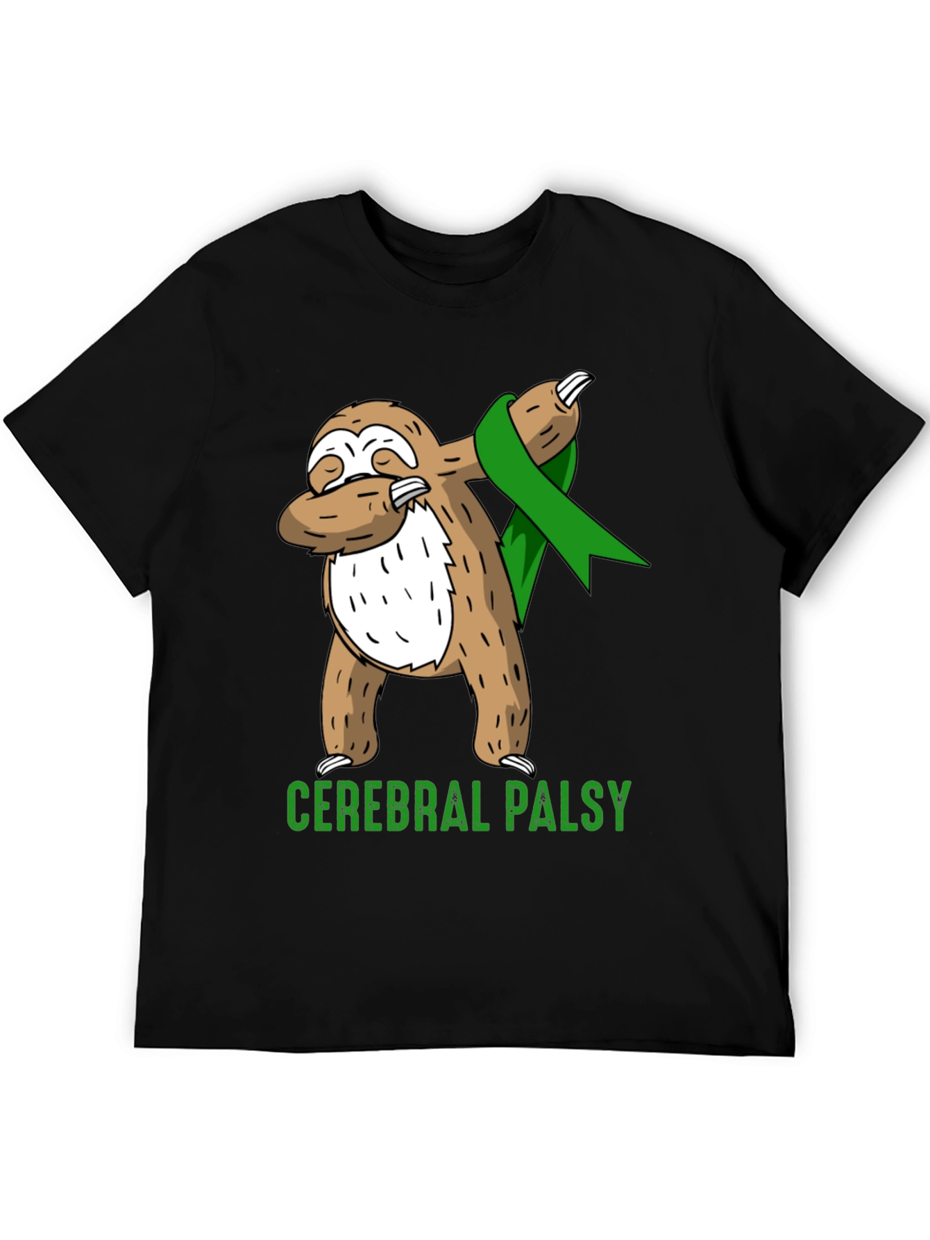 Cerebral Palsy Awareness Sloth Dabbing T-Shirt