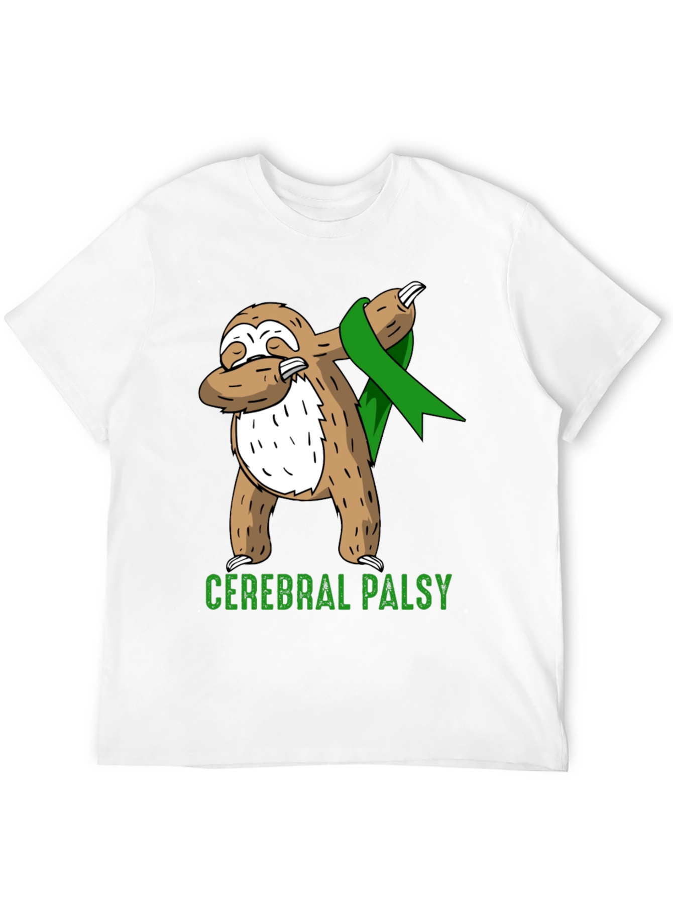 Cerebral Palsy Awareness Sloth Dabbing T-Shirt