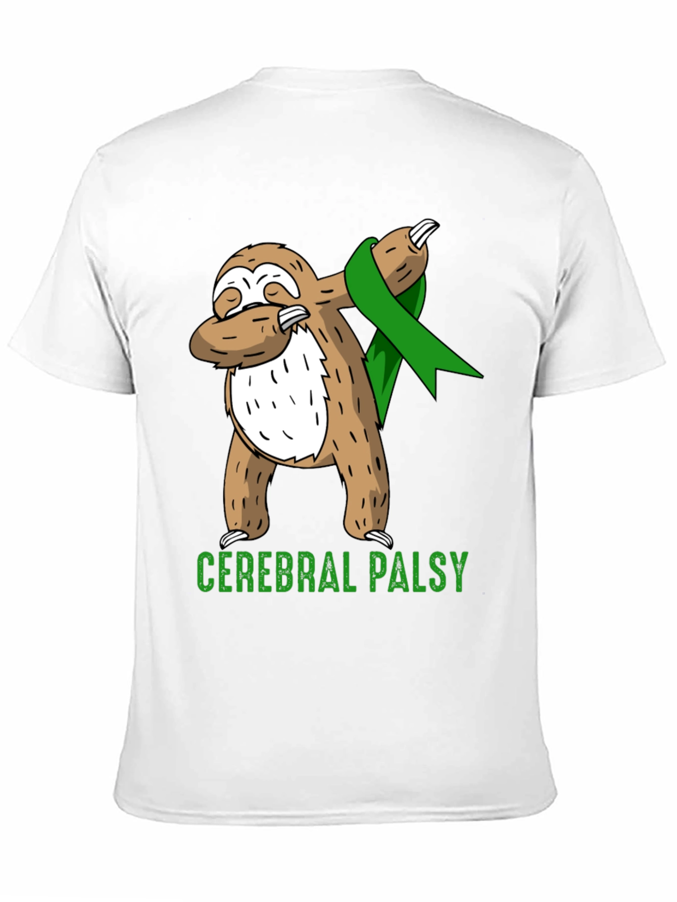 Cerebral Palsy Awareness Sloth Dabbing T-Shirt