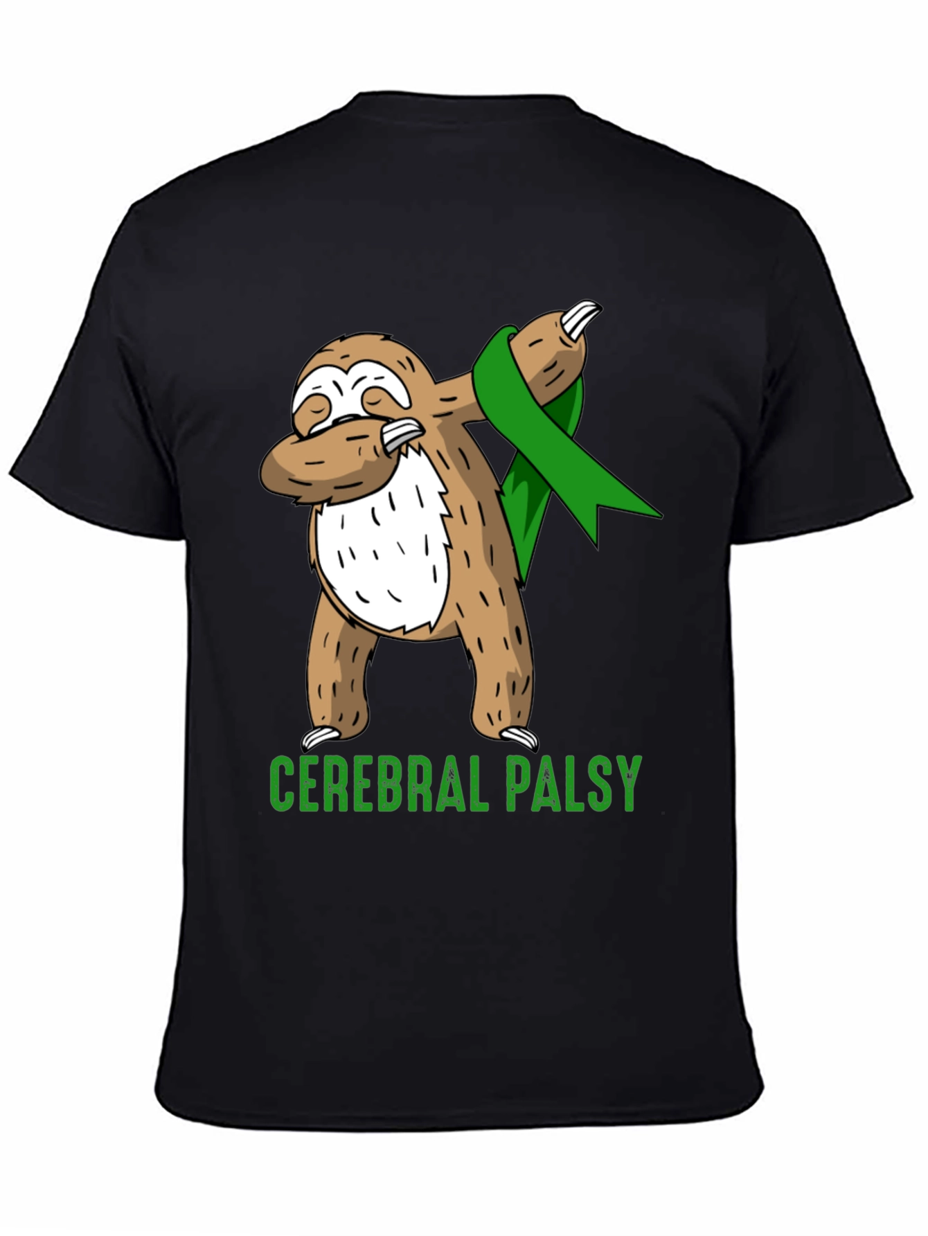 Cerebral Palsy Awareness Sloth Dabbing T-Shirt