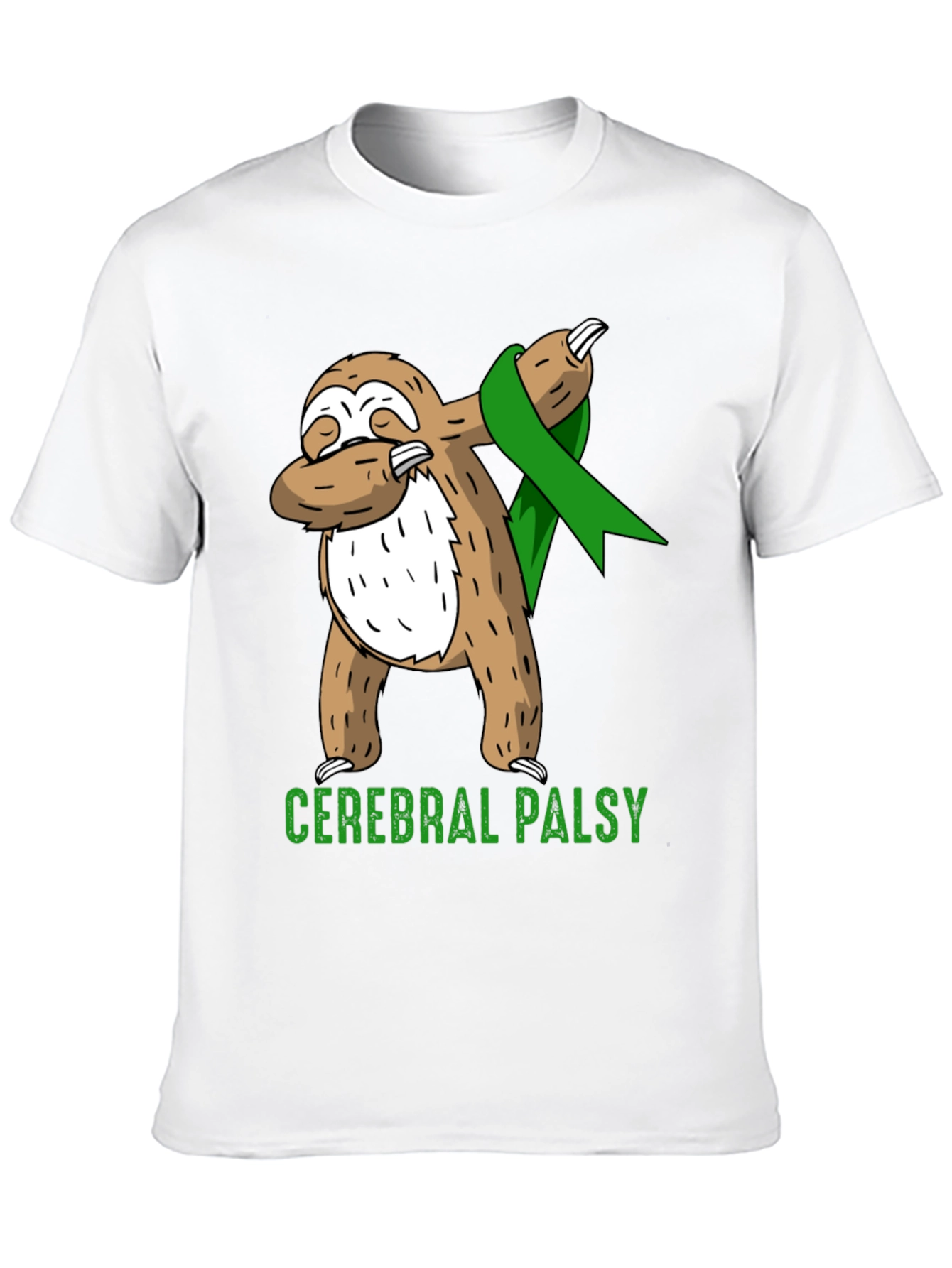 Cerebral Palsy Awareness Sloth Dabbing T-Shirt