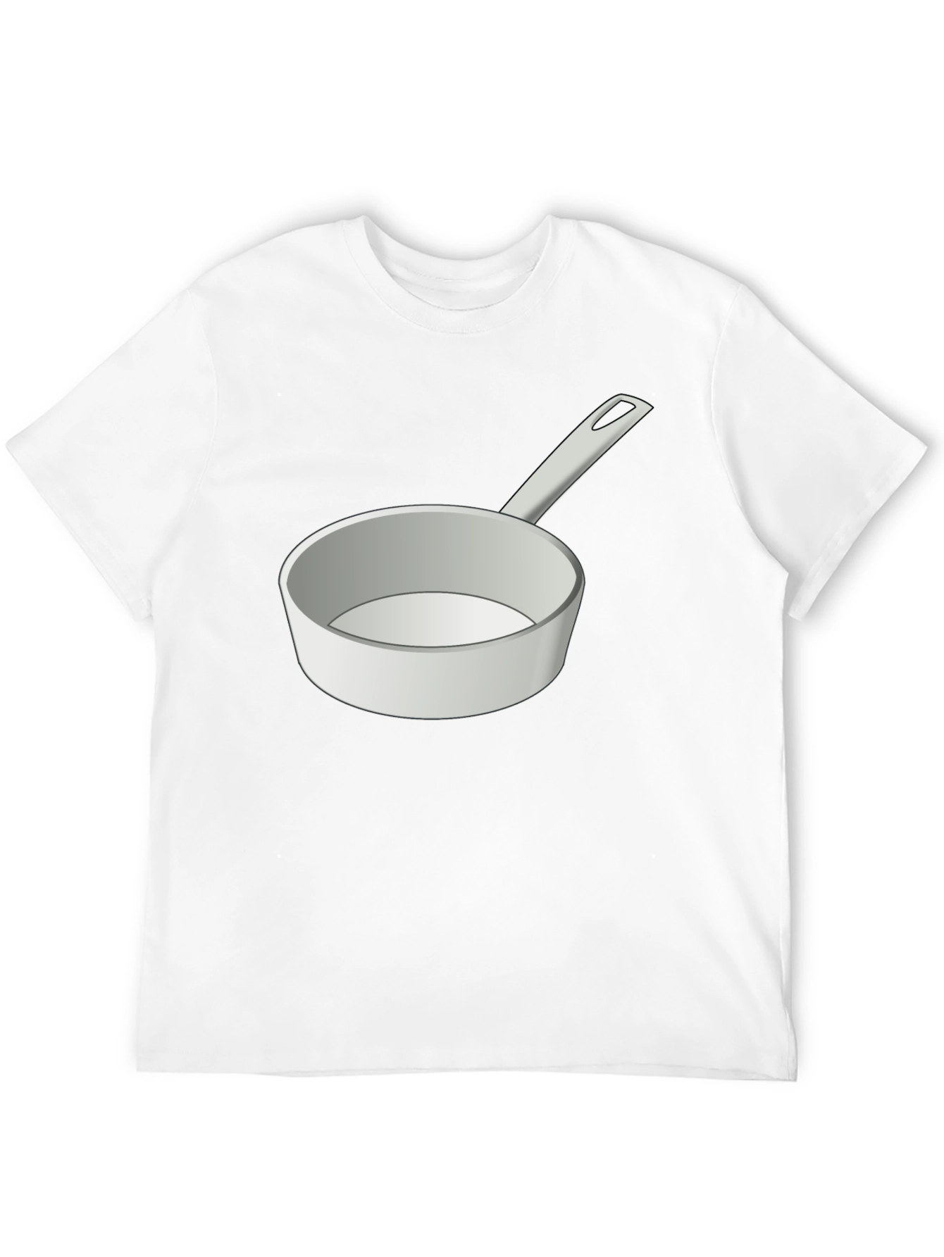 Novelty Cookware Graphic Tee - Black Cotton T-Shirt