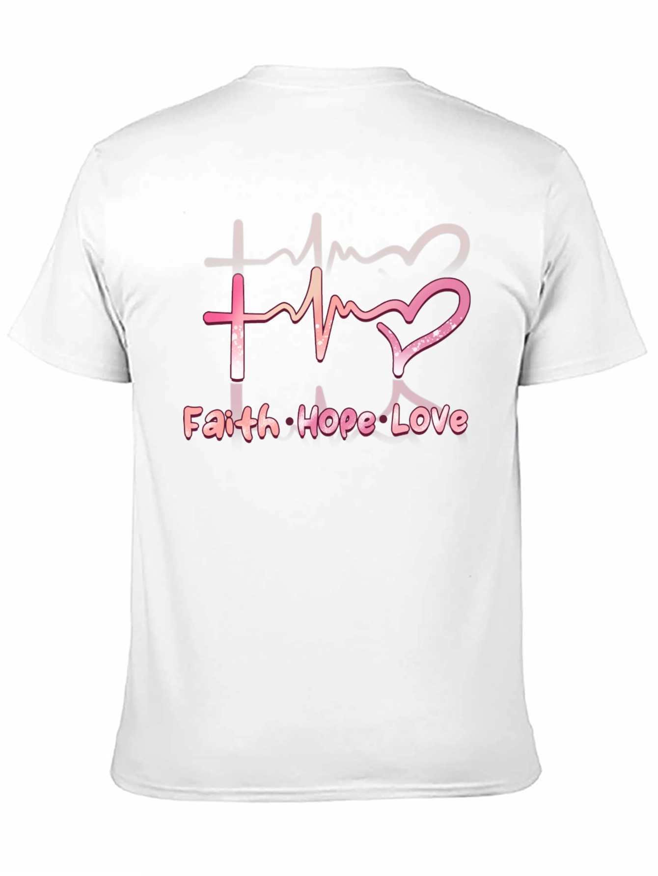 Faith Hope Love T-Shirt - Inspirational Christian Tee