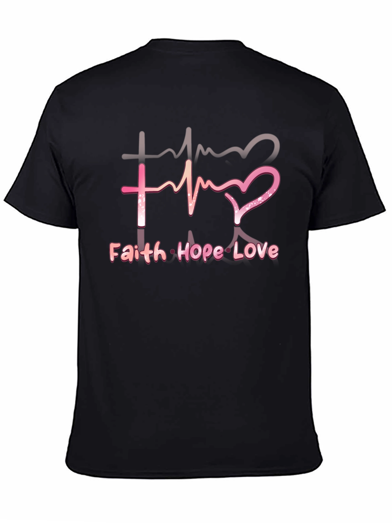 Faith Hope Love T-Shirt - Inspirational Christian Tee
