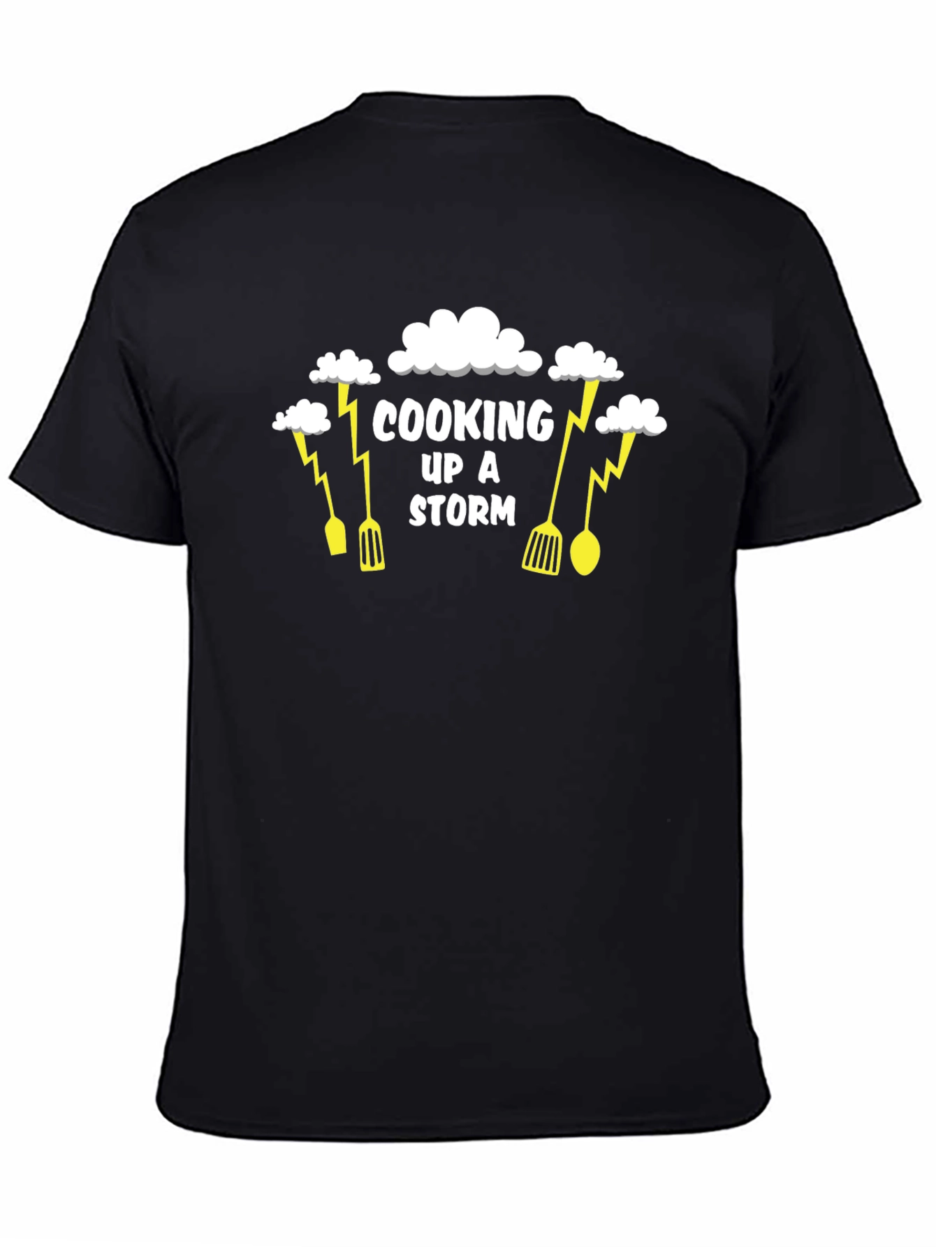 Cooking Up A Storm Black T-Shirt