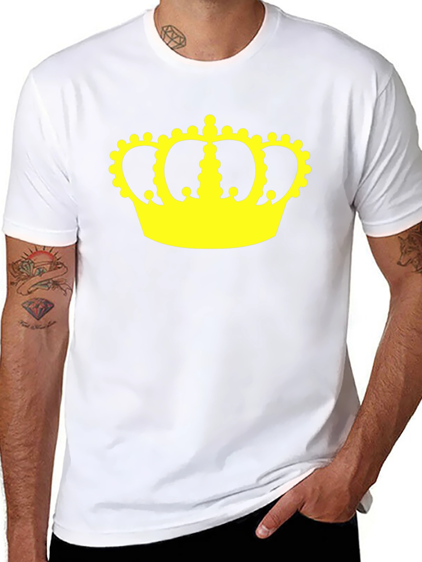 Crown Graphic Tee - Black