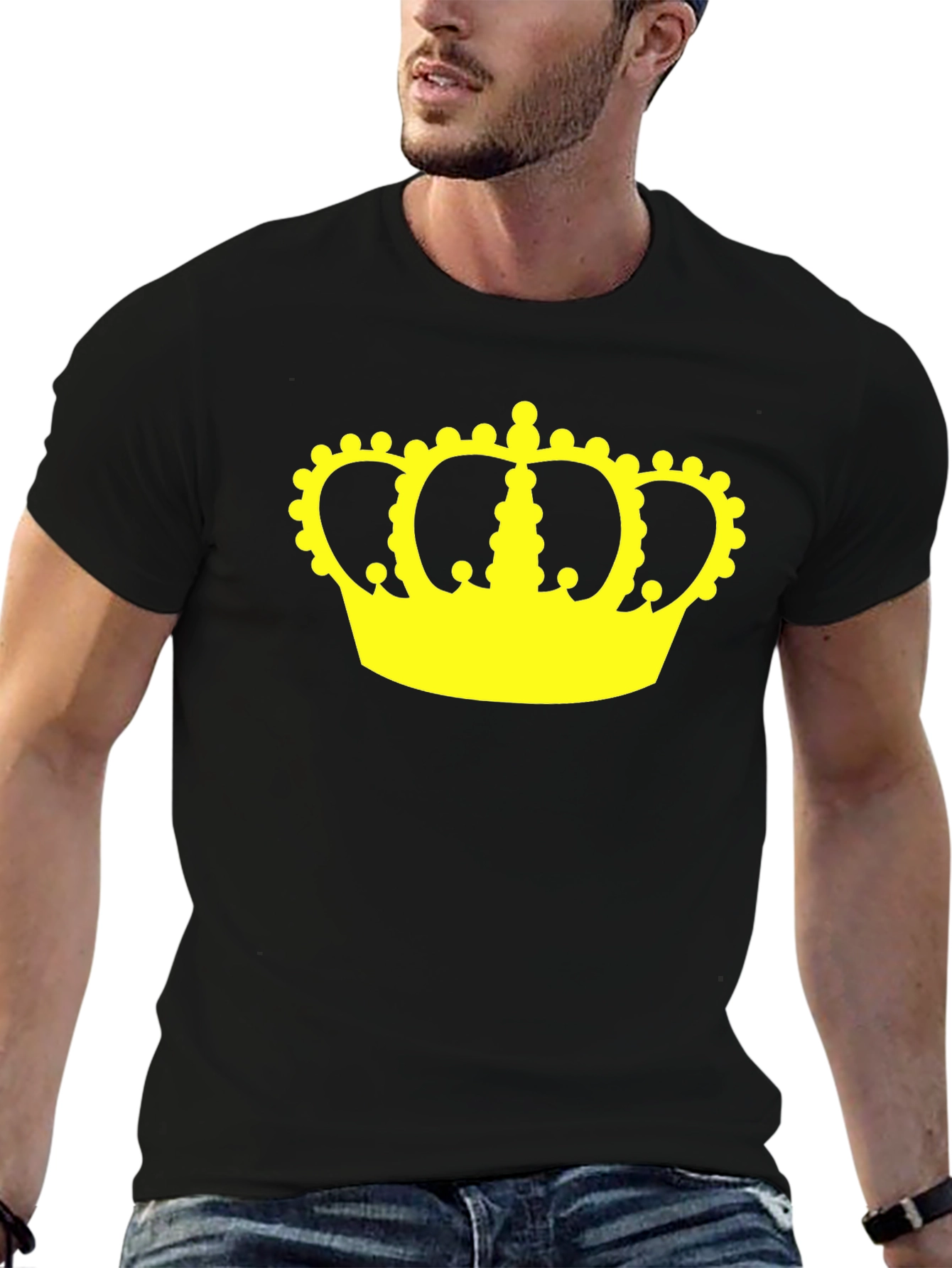 Crown Graphic Tee - Black