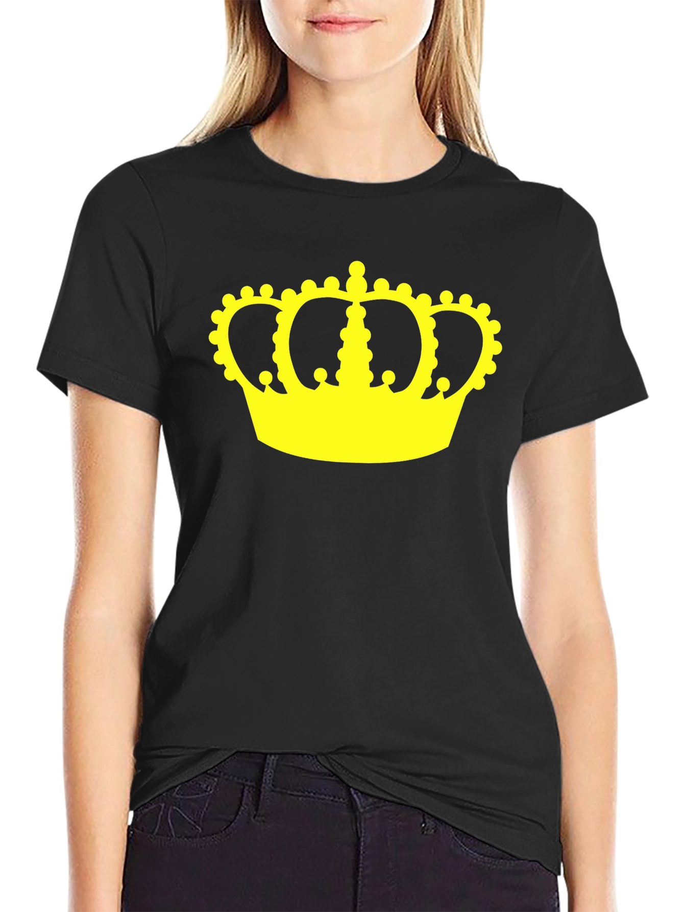 Crown Graphic Tee - Black