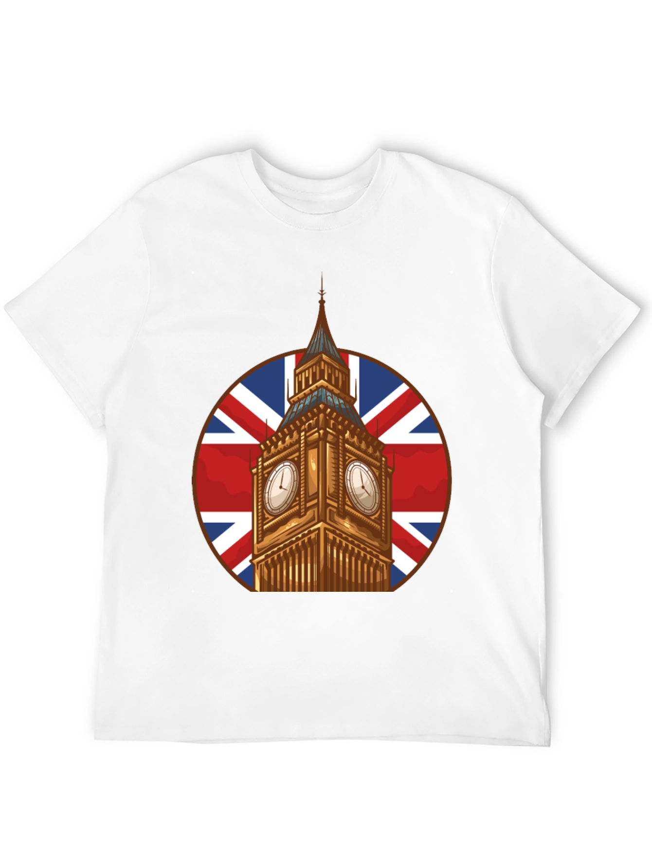 Big Ben Union Jack Graphic T-Shirt