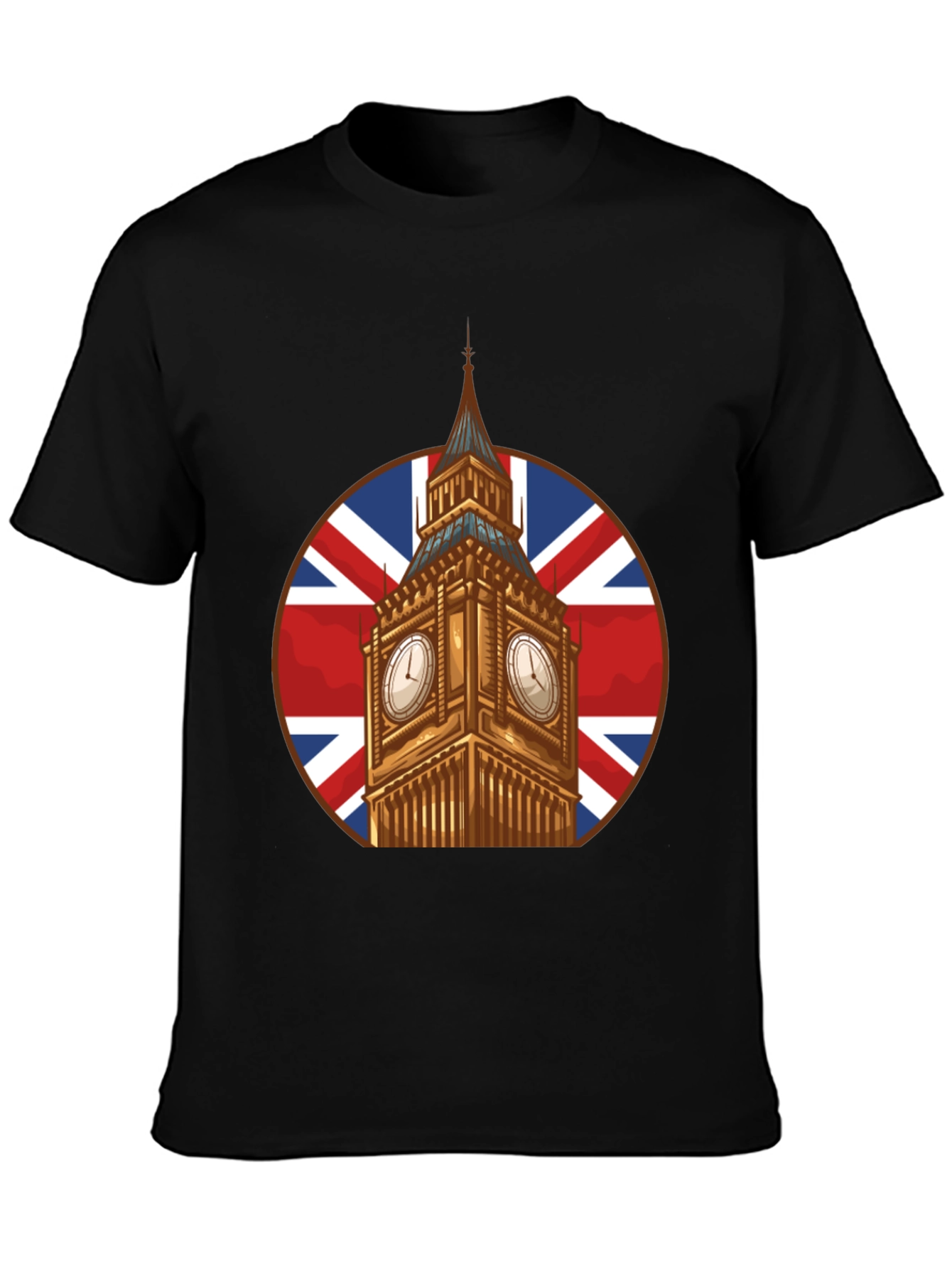 Big Ben Union Jack Graphic T-Shirt