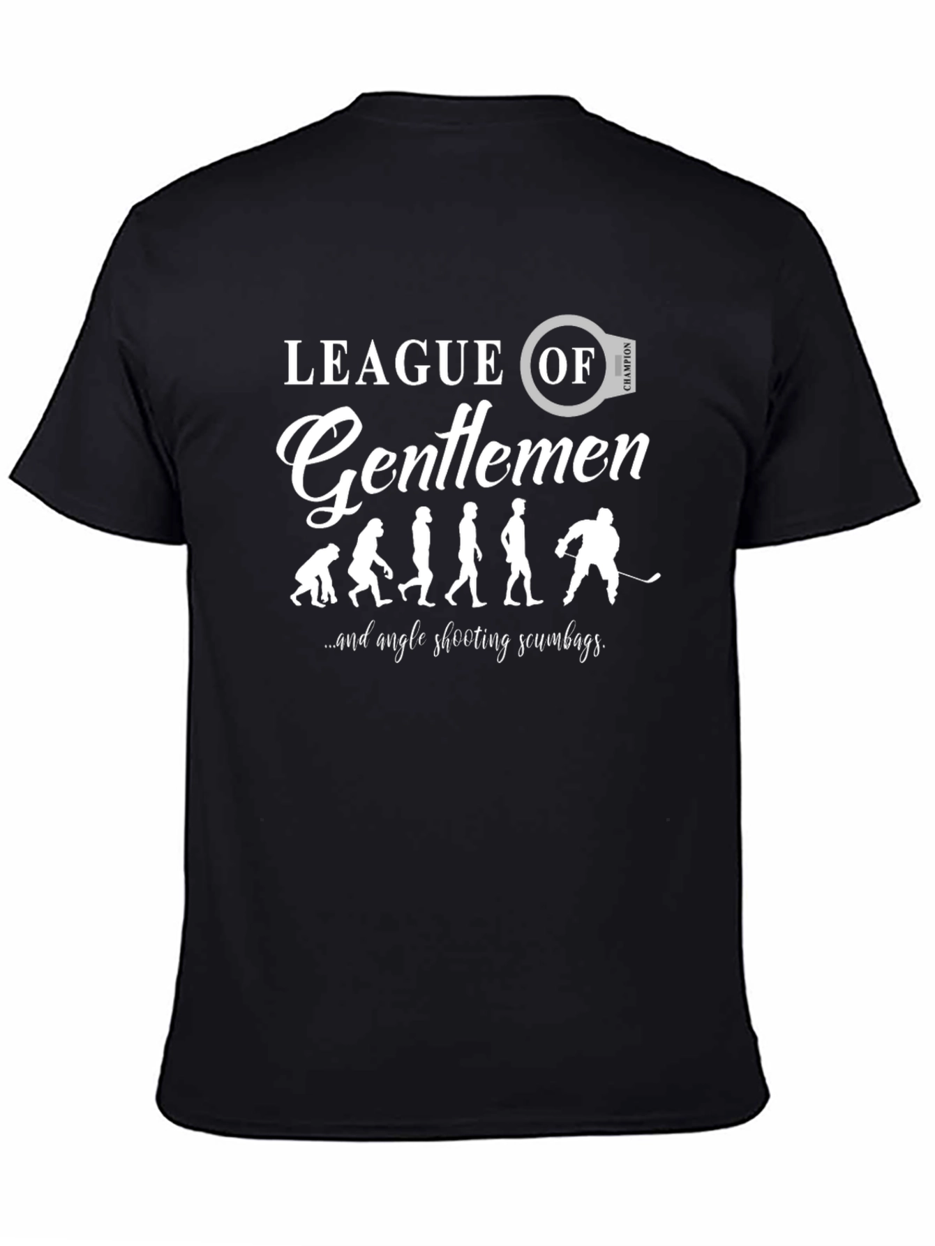 League of Gentlemen Hockey Evolution Black T-Shirt