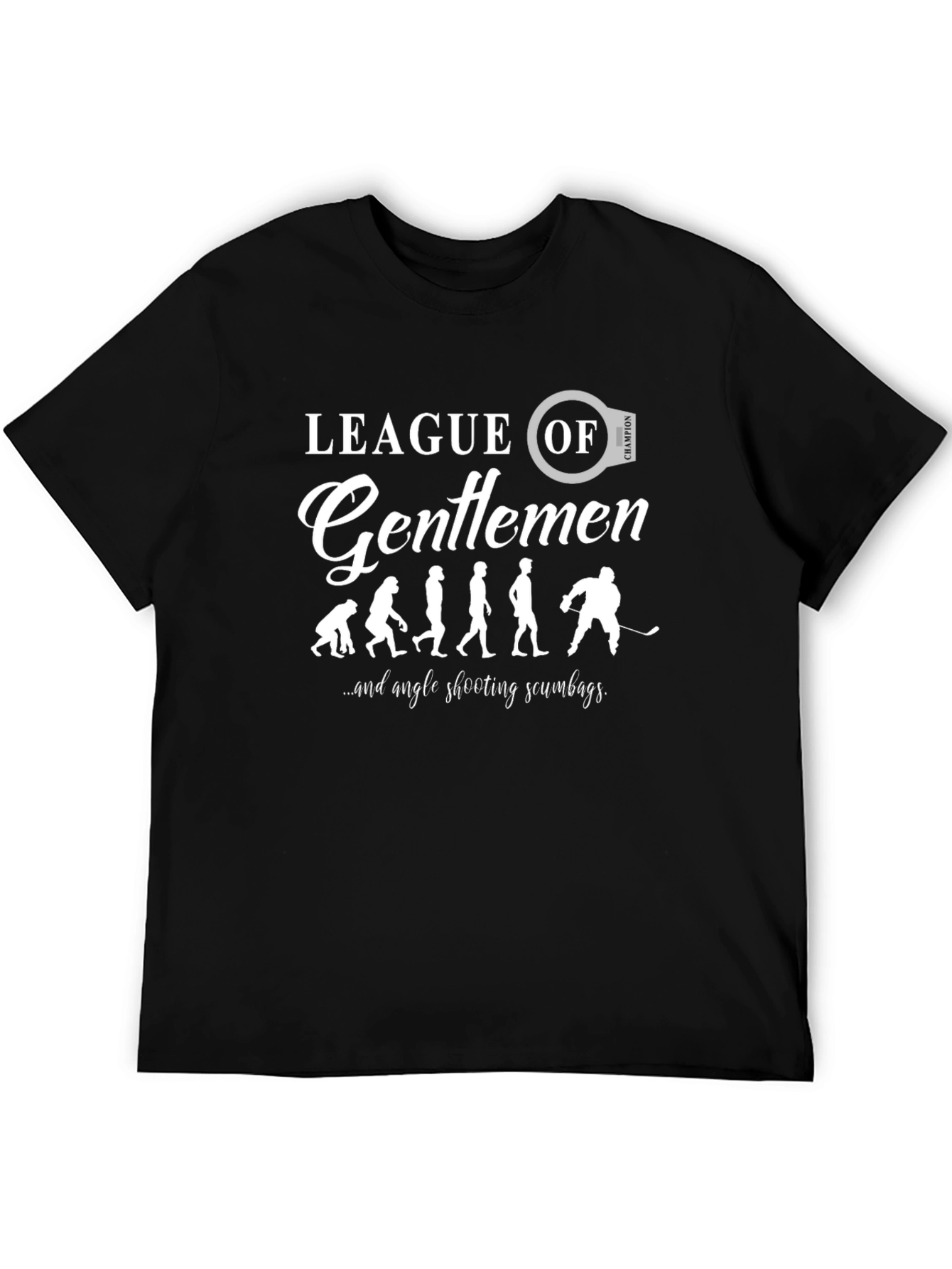 League of Gentlemen Hockey Evolution Black T-Shirt