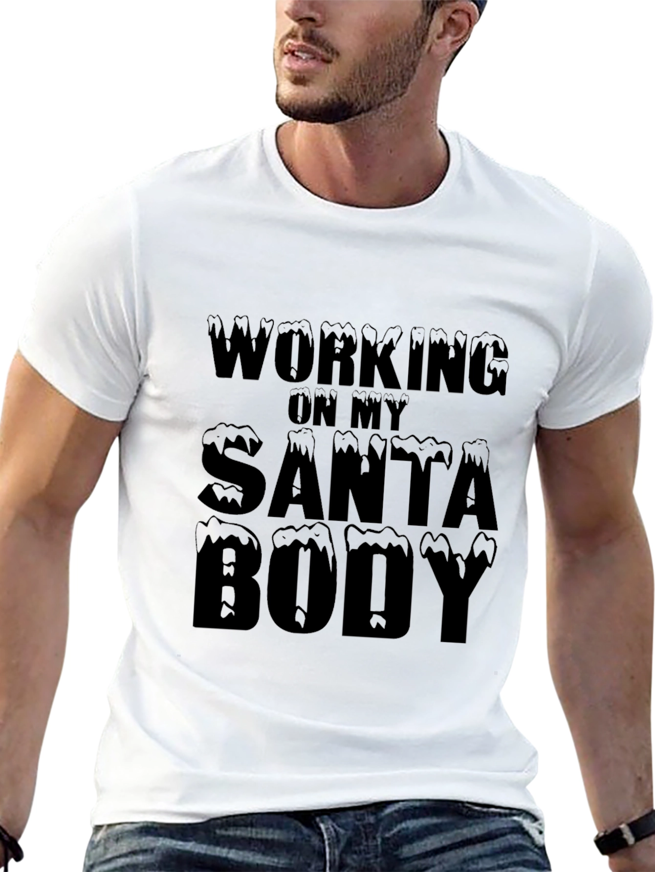 Working On My Santa Body T-Shirt