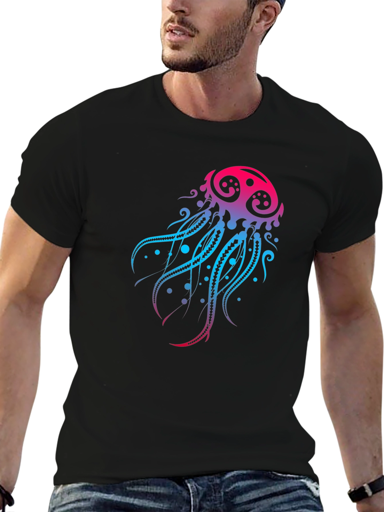 Black Jellyfish Graphic Tee